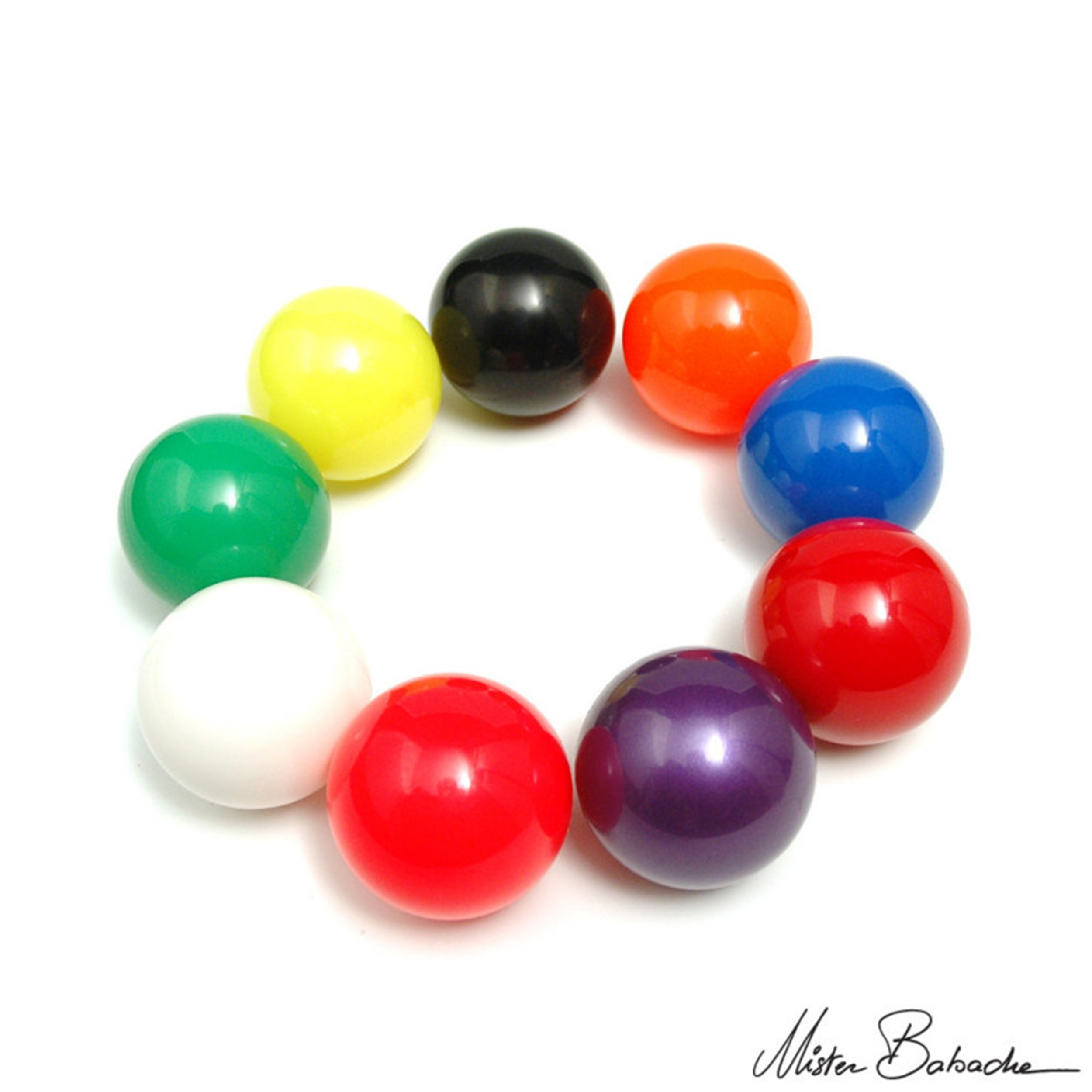 Balle de scène 72mm 110g rouge - Mister babache