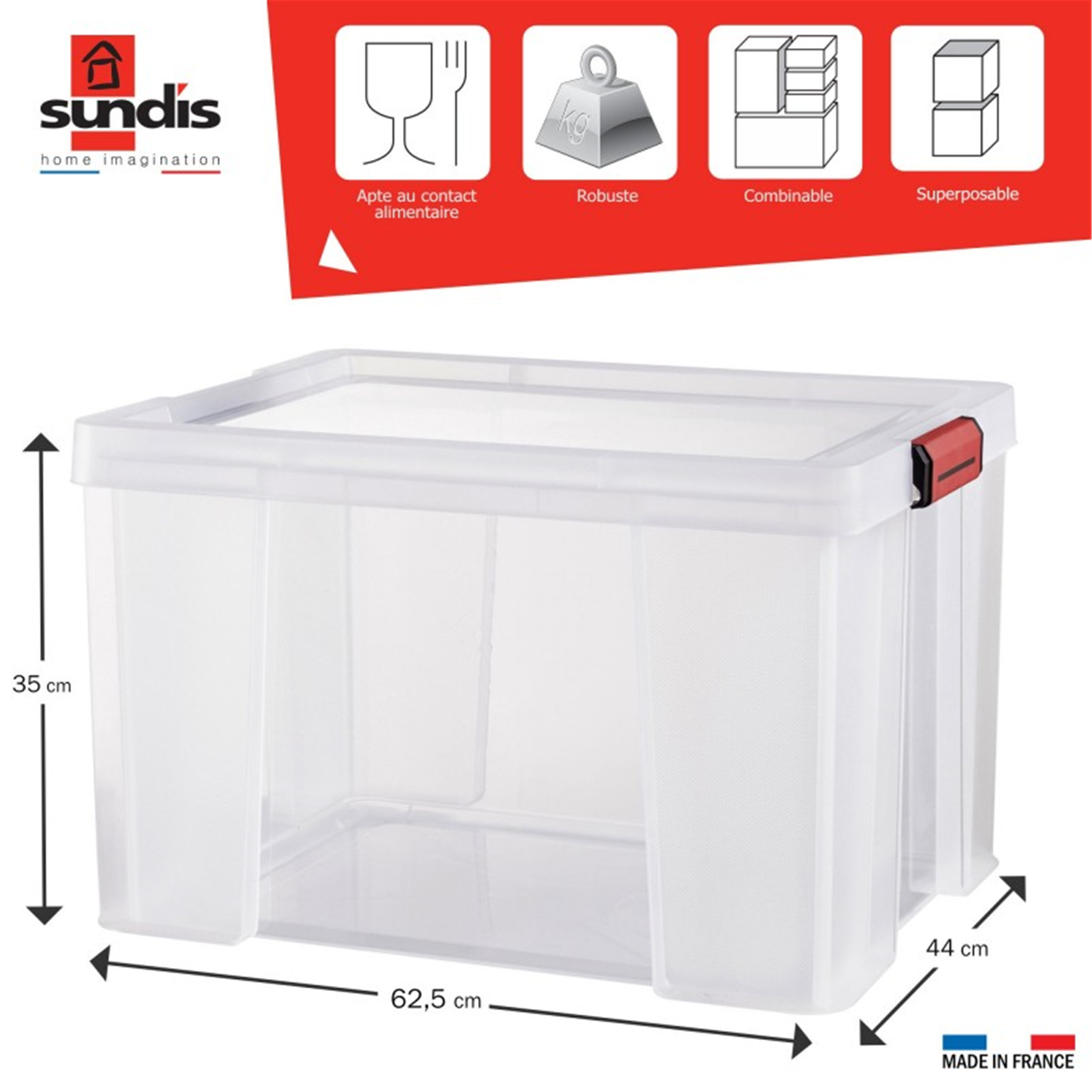 Lot De 3 Boîtes De Rangement En Plastique Transparent - Dimensions 19.5x14x3.5 Cm, Idéales Pour Photos, Cartes, Outils Et Petits Objets