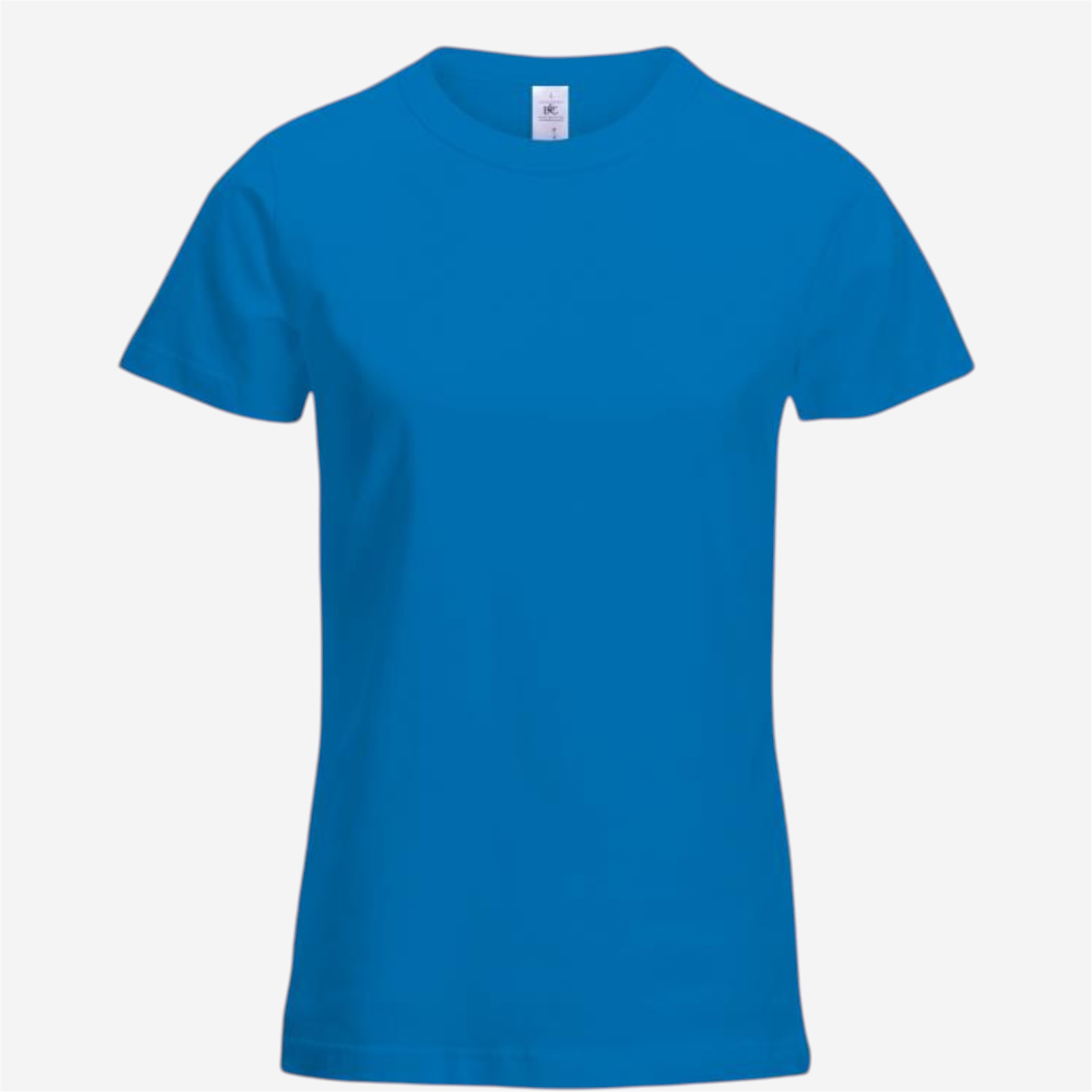 Tee shirt manches courtes femme b&c - 150 bleu royal - Vêtements de sport et accessoires - Tee-shirts et polos - B&c-Decathlon PRO - Clubs -