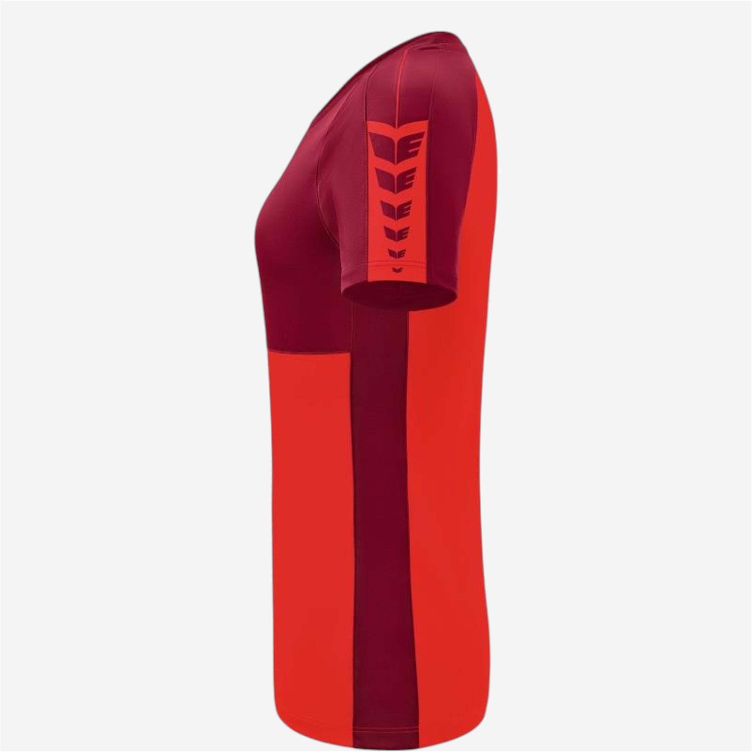 Maillot erima femme rouge/bordeaux - Handball - Erima- Clubs - Entreprises - Collectivités - Associations