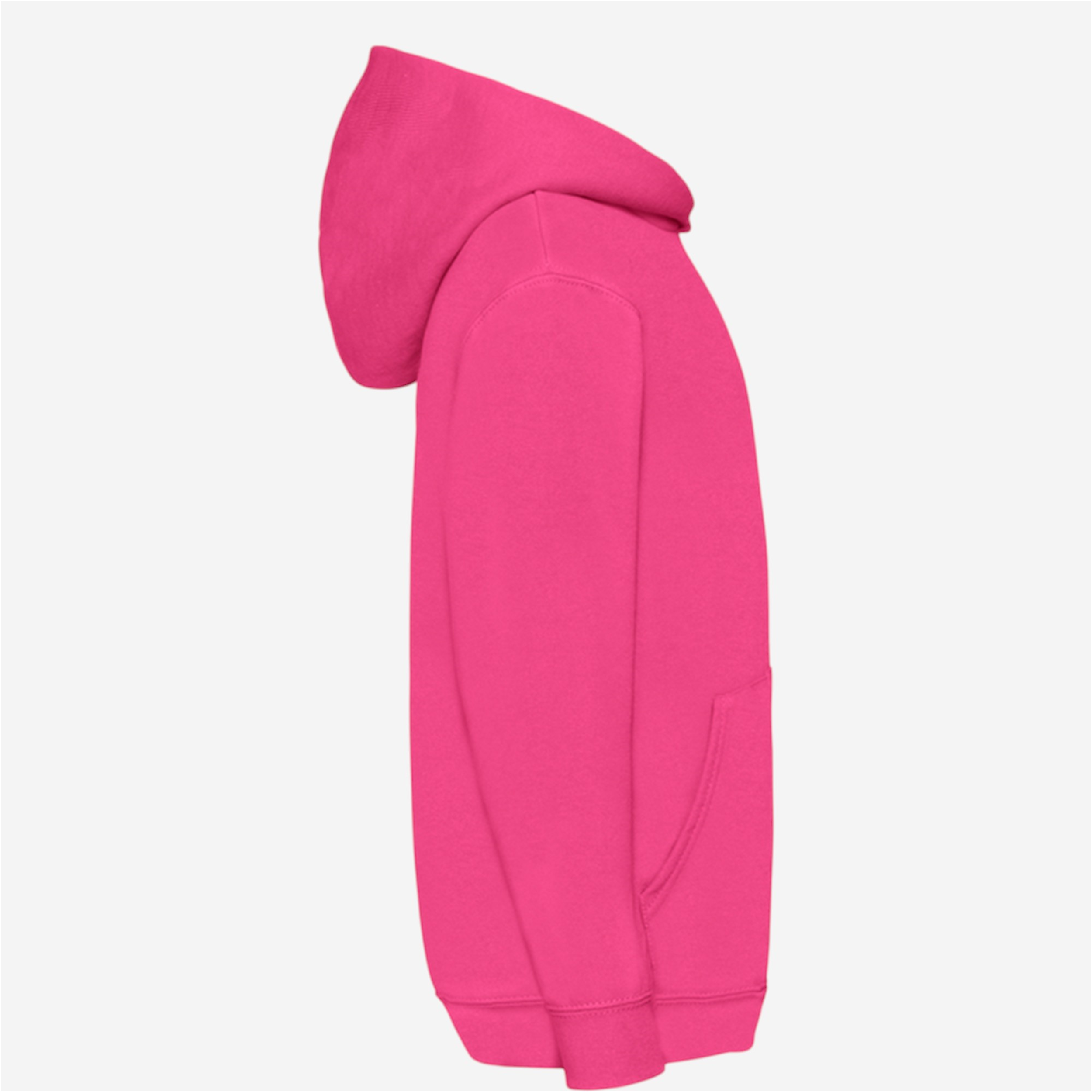 Pull à Capuche Fille Fruit Of The Loom Rose Taille 9-10 Ans – Imprimé TikTok