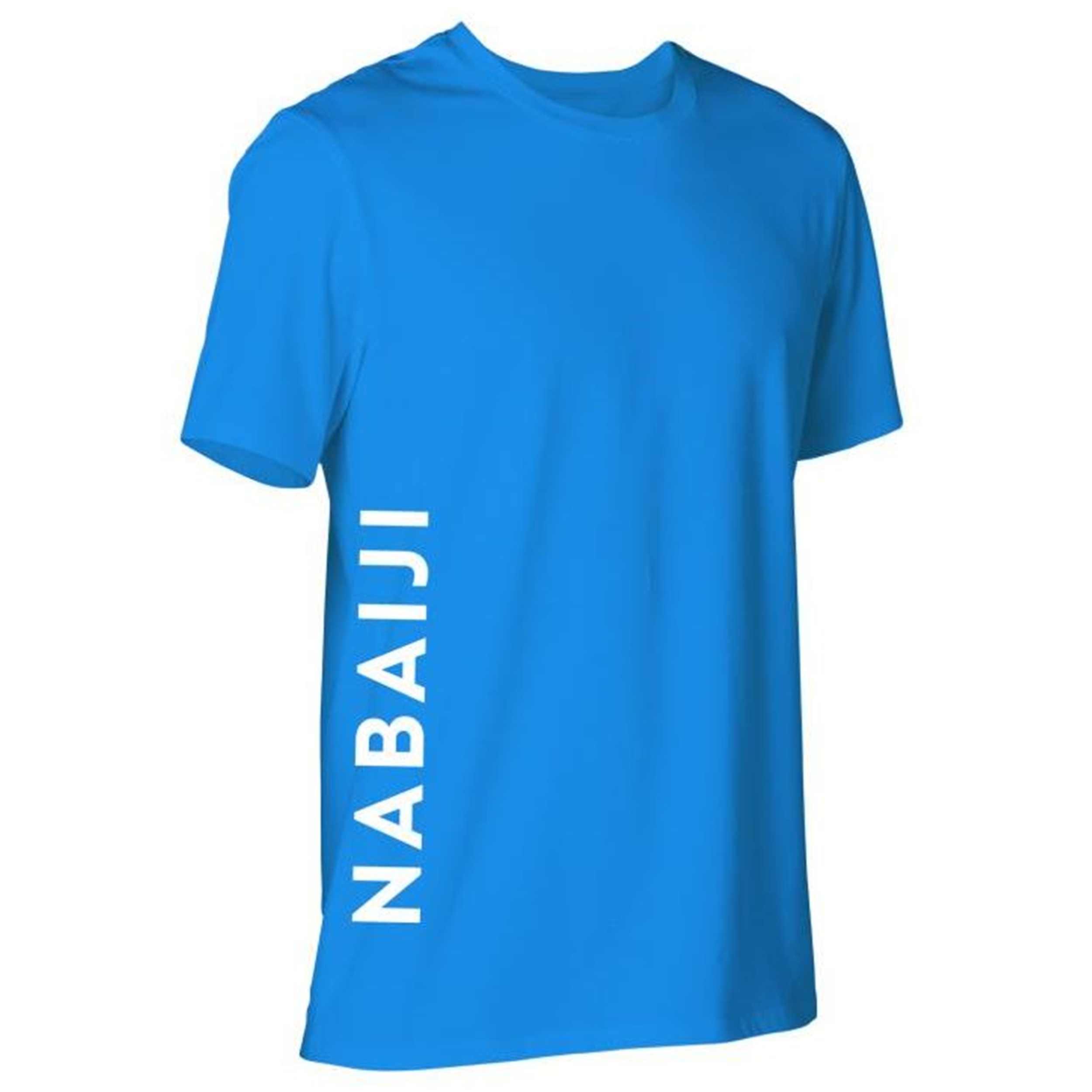 T shirt adulte nabaiji coton bio bleu roi pour les clubs et collectivites Decathlon Pro