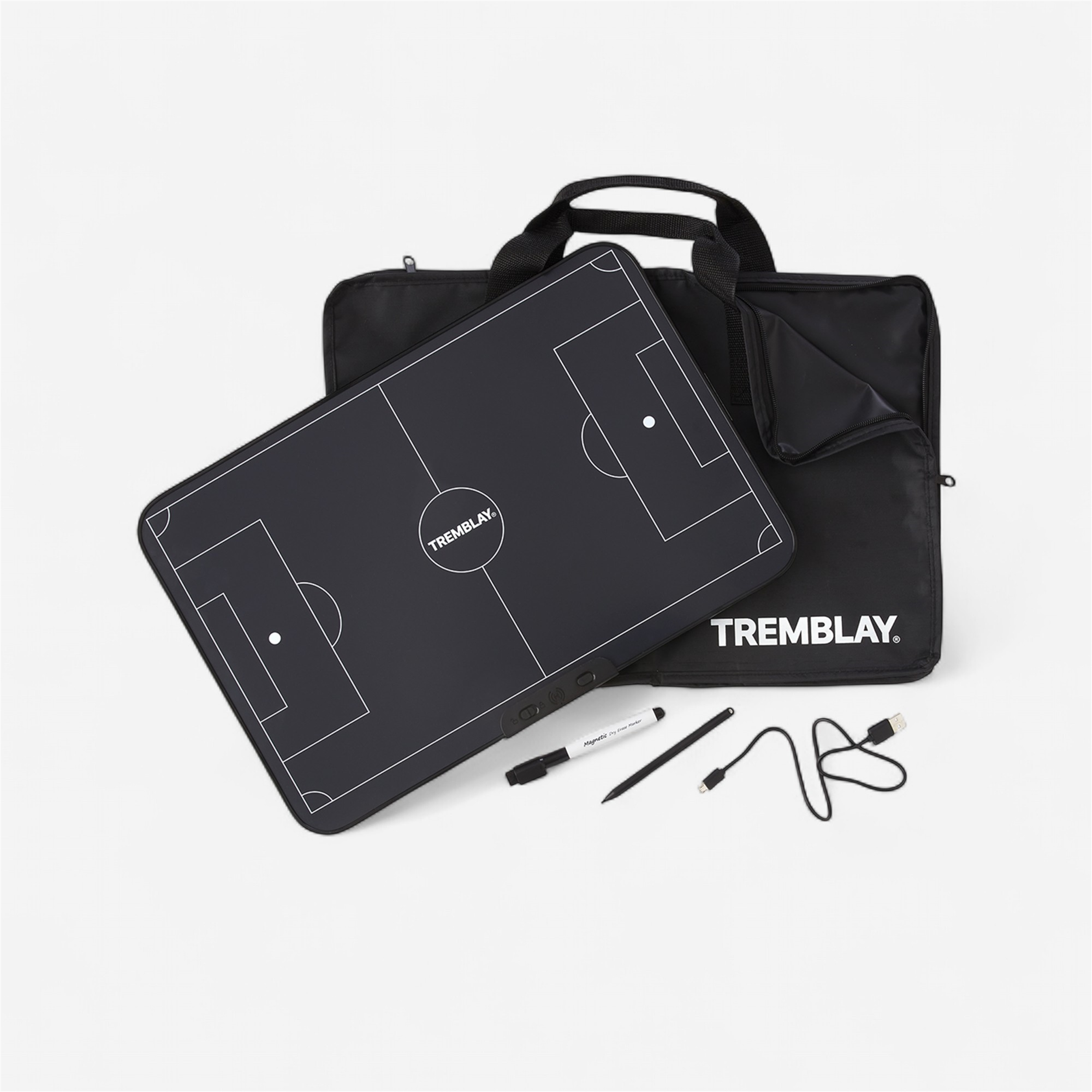 Tableau Tactique Électronique LCD 15 Pouces - Football Basketball Tennis Hockey - Effaçable Portable