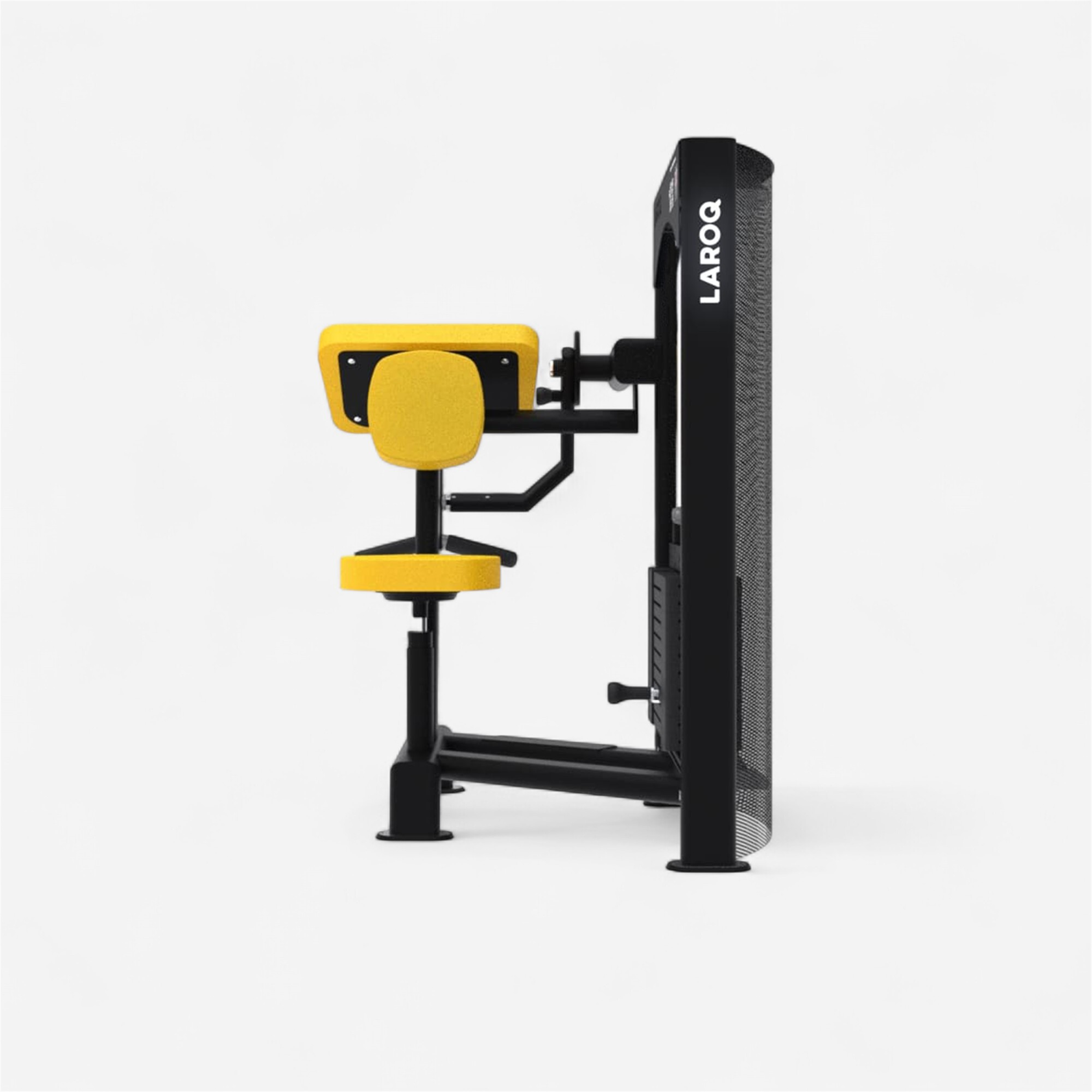 Machine de musculation biceps avec charge de 100 kg - laroq nc24 jaune - Appareils de Musculation - LAROQ- Clubs - Entreprises - Collectivités - Associations