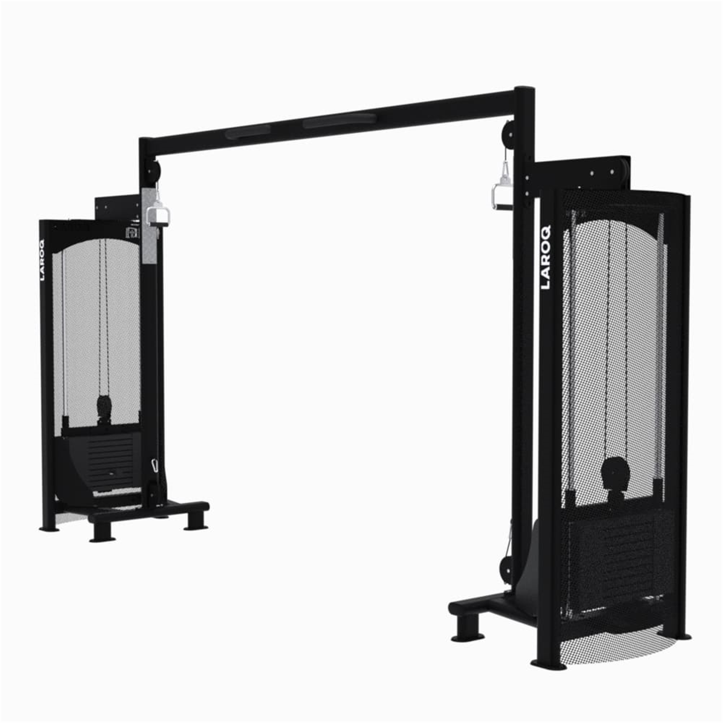 Poulie vis-à-vis musculation charge de 2x80 kg - laroq nc27 noir - LAROQ