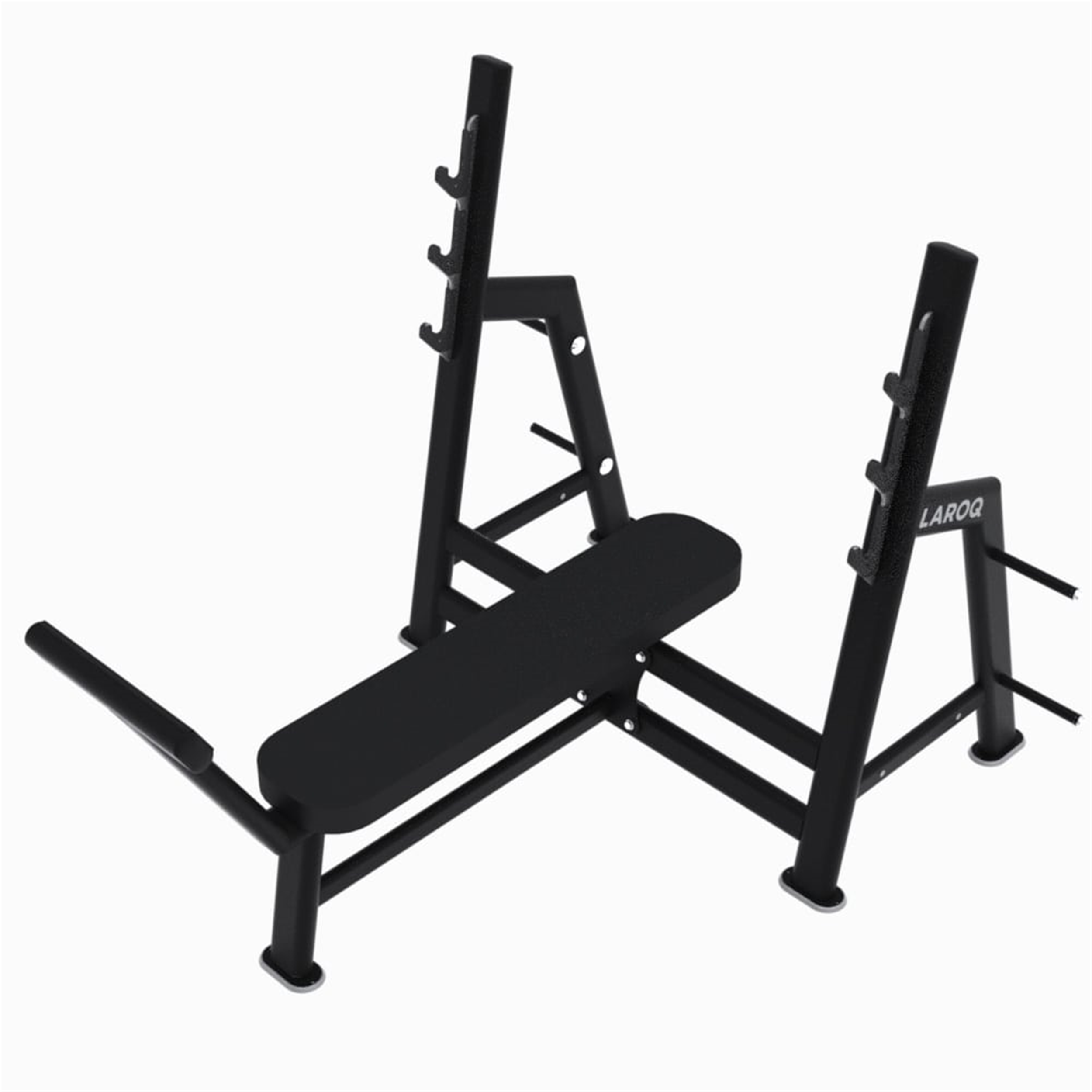 Banc de musculation développé couché noir - Appareils de Musculation - LAROQ- Clubs - Entreprises - Collectivités - Associations