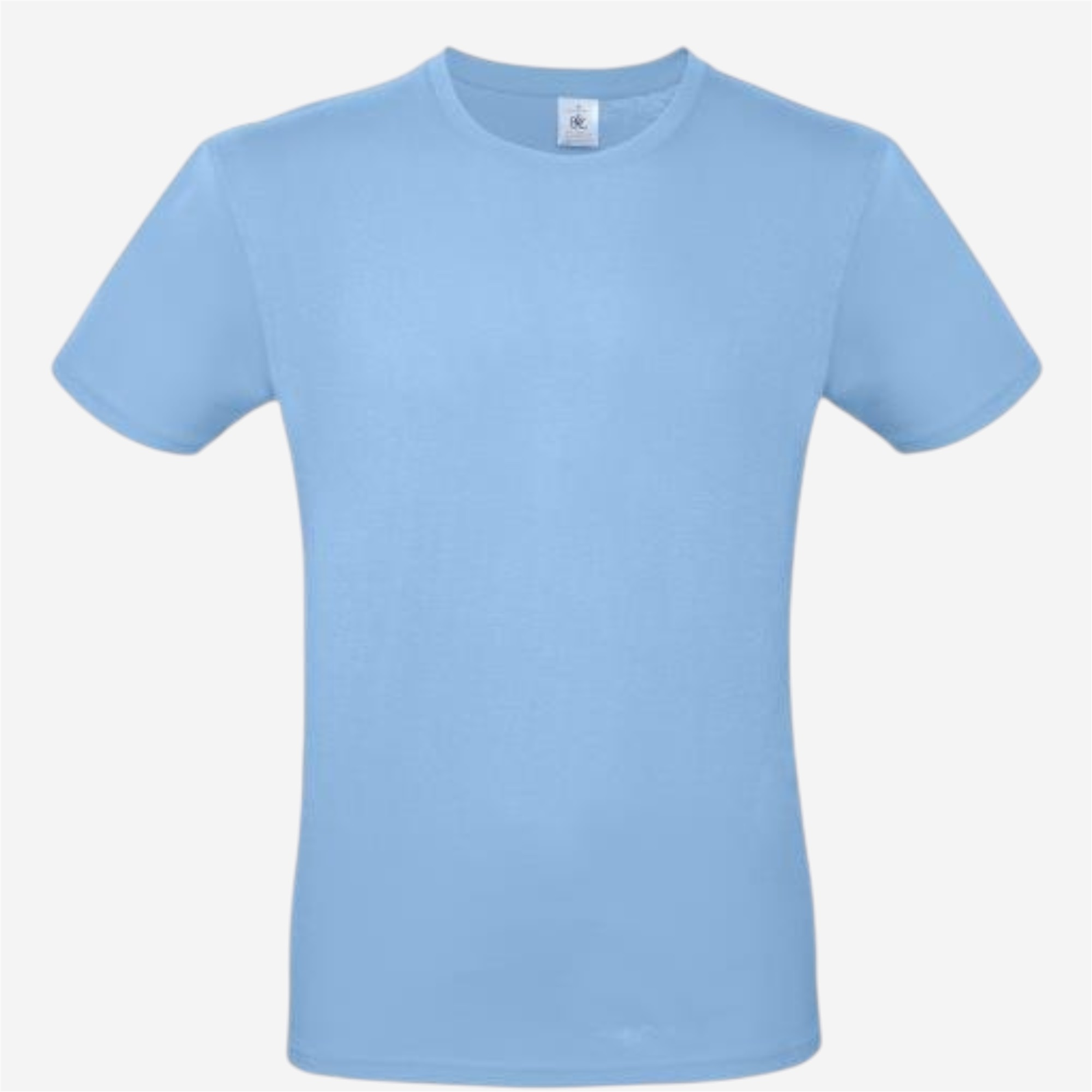Tee shirt manches courtes mixte b&c - 150 bleu ciel - Vêtements de sport et accessoires - Tee-shirts et polos - B&c-Decathlon PRO - Clubs -
