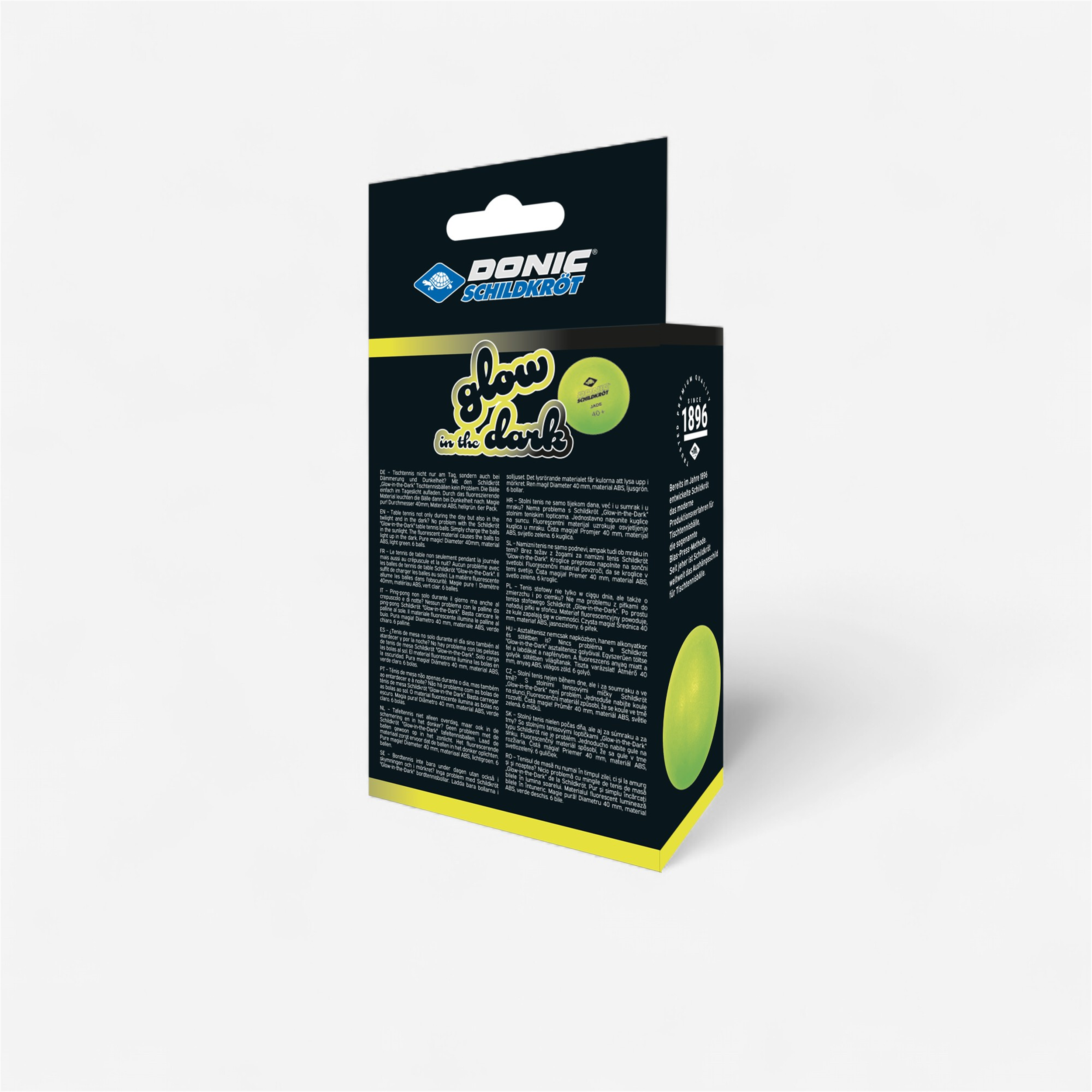 Donic schildkröt glow poly 40+ ball - Tennis de table - DONIC SCHILDKRÖT- Clubs - Entreprises - Collectivités - Associations