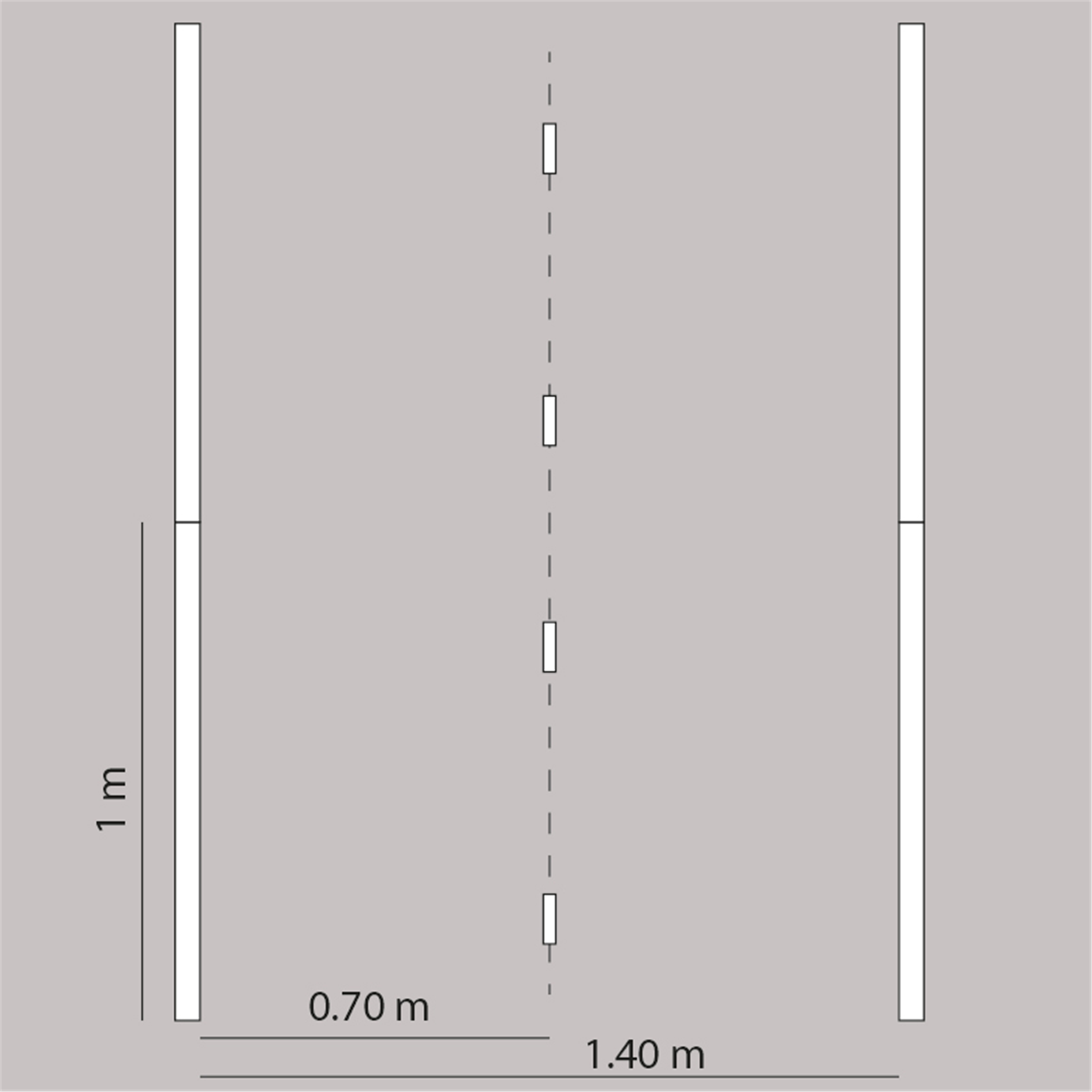 Chaussée 1ml