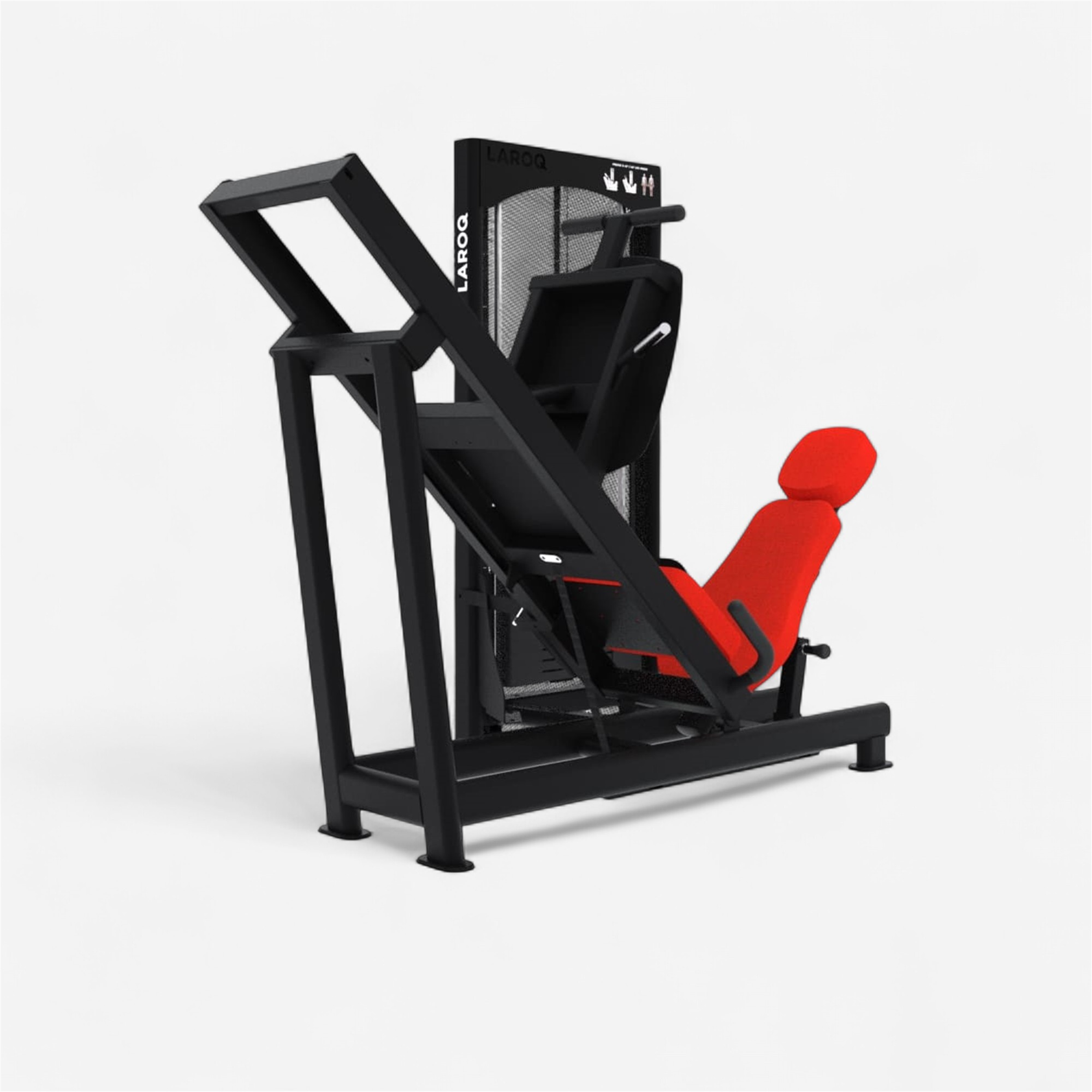 Appareil de musculation laroq - presse à cuisse 45° rouge maxi 195 kg - Fitness et musculation - Musculation, Cross Training - LAROQ-Decathlon PRO -