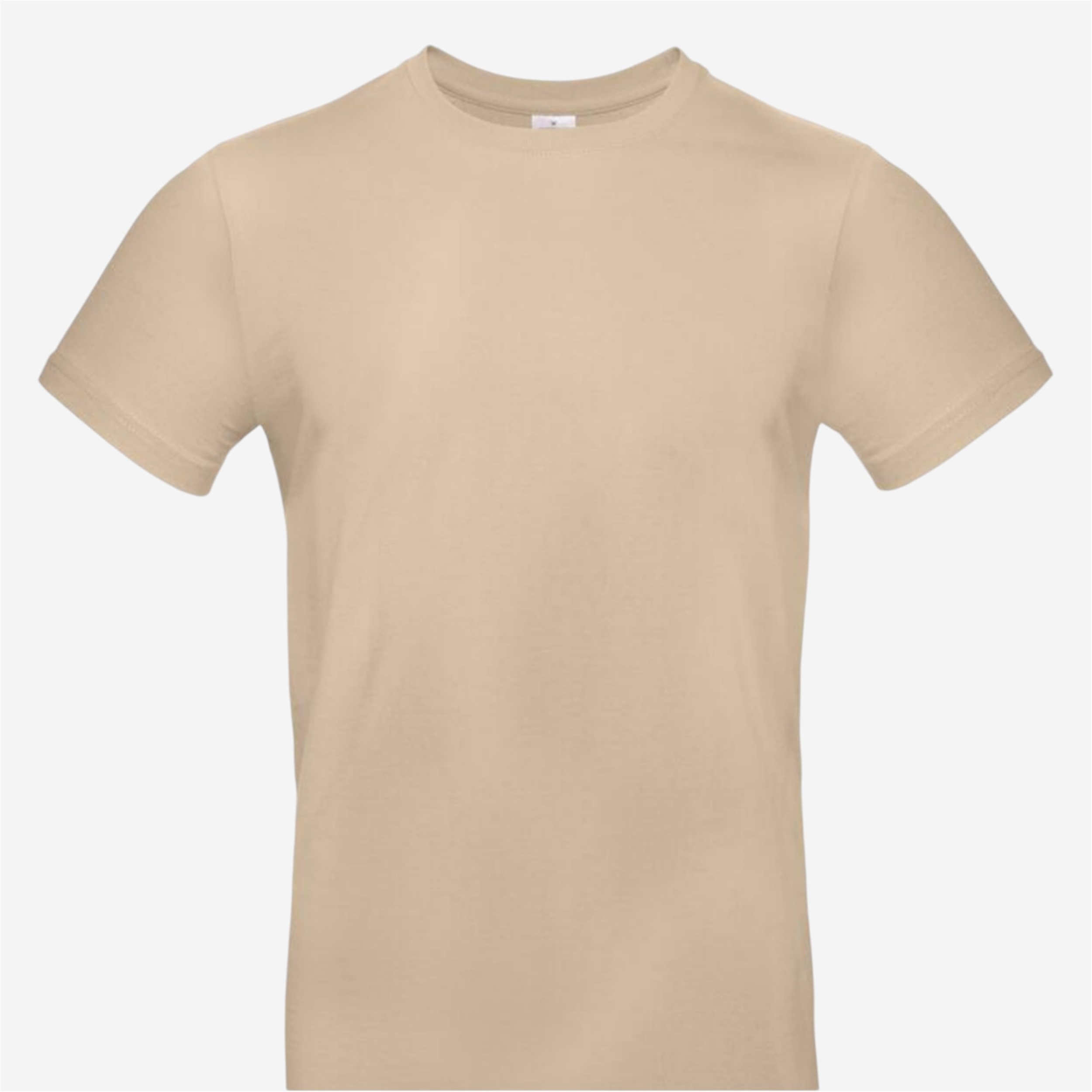 Tee shirt manches courtes mixte b&c - 190 sable - Vêtements de sport et accessoires - Tee-shirts et polos - B&c-Decathlon PRO - Clubs - Entreprises -