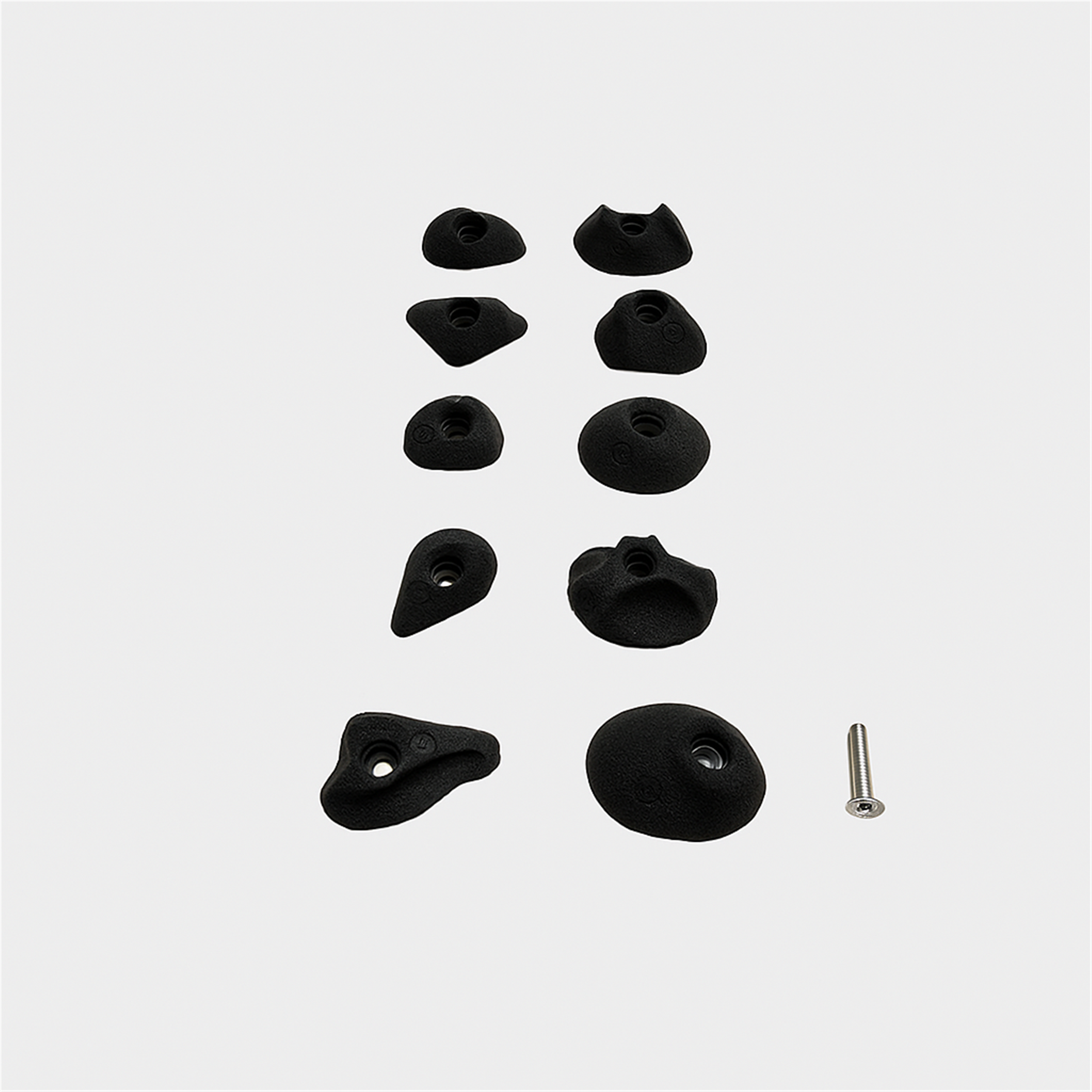 100 prises escalade - pack asc noir (sans visserie) - Mobilité urbaine et outdoor - Escalade - OSM'OSE-Decathlon PRO - Clubs - Entreprises -