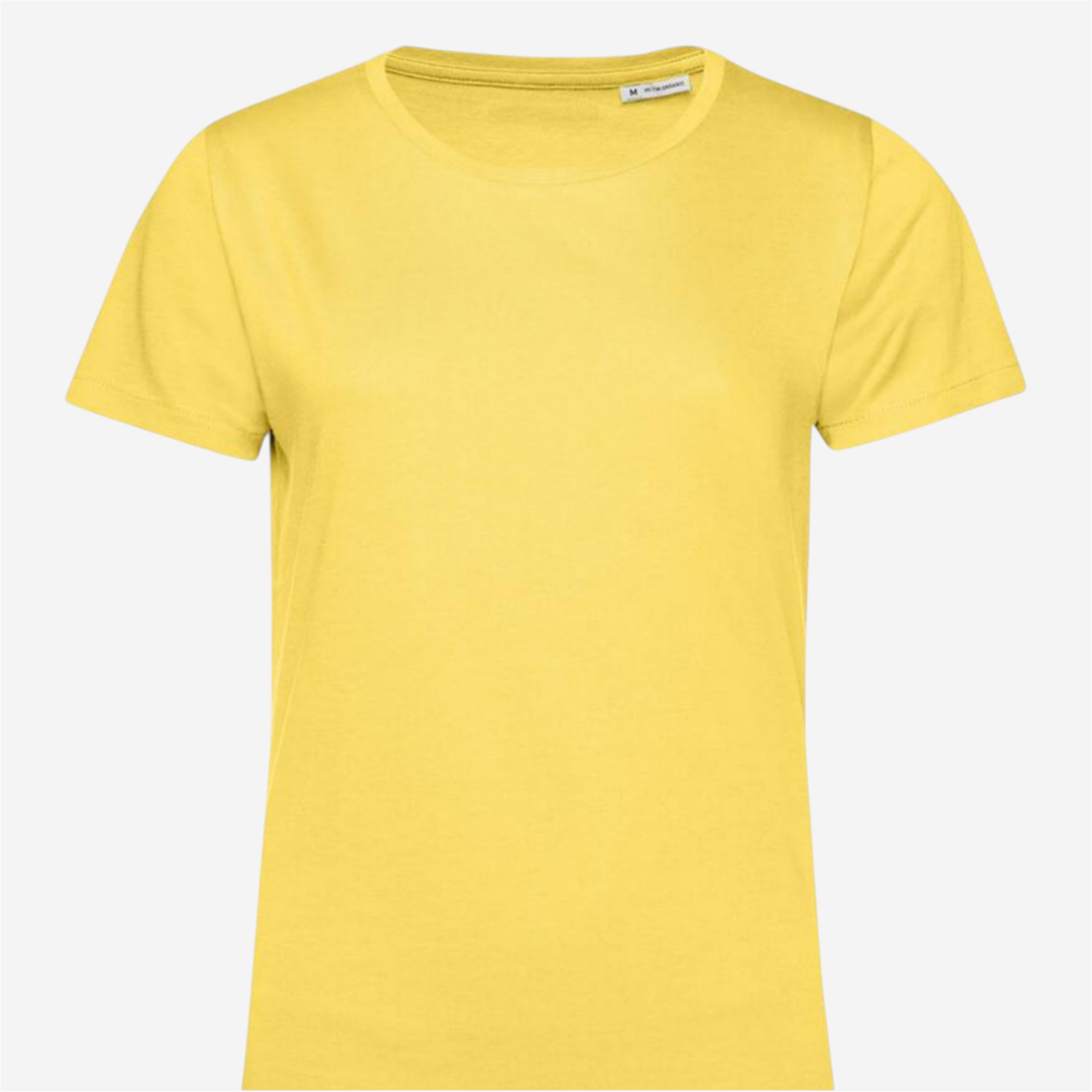 Tee shirt manches courtes femme b&c - coton organic jaune - Vêtements de sport et accessoires - Tee-shirts et polos - B&c-Decathlon PRO - Clubs -