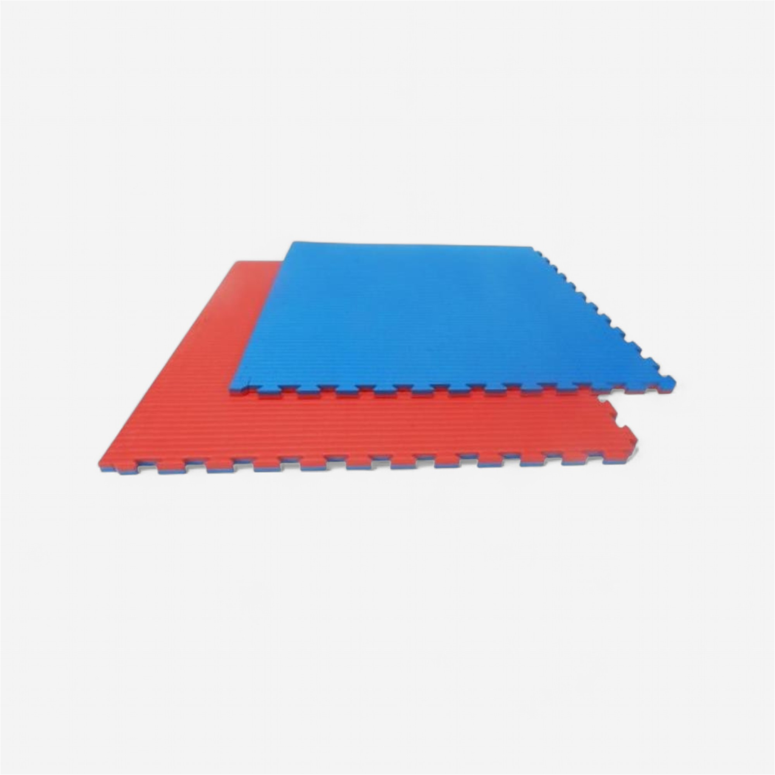 Lot de 10 tapis puzzles 2cm bleu/rouge - SPORTCOM