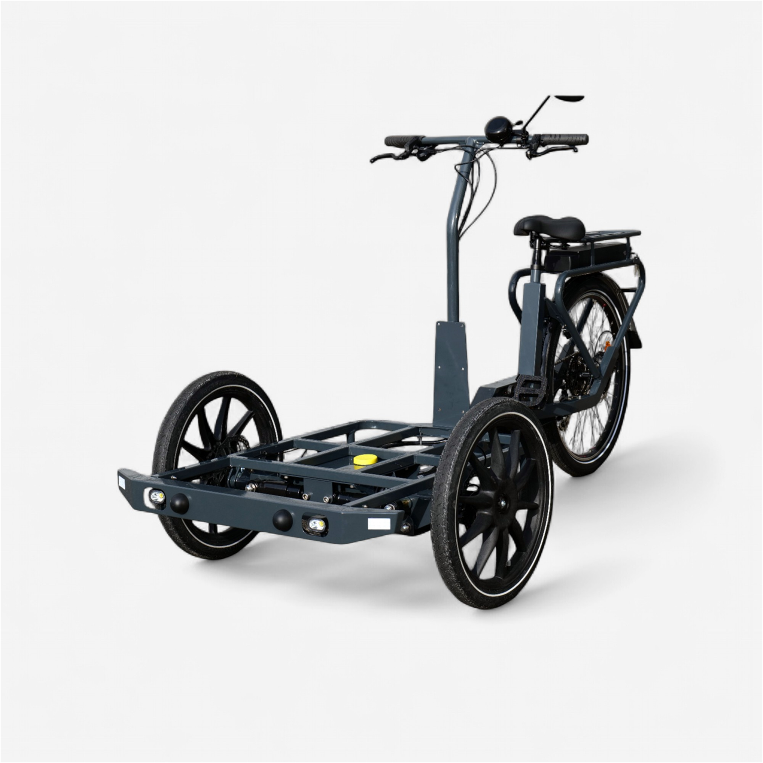 Vélo cargo Bluemoov Ketch Nobox Elec 135 noir pour les clubs et