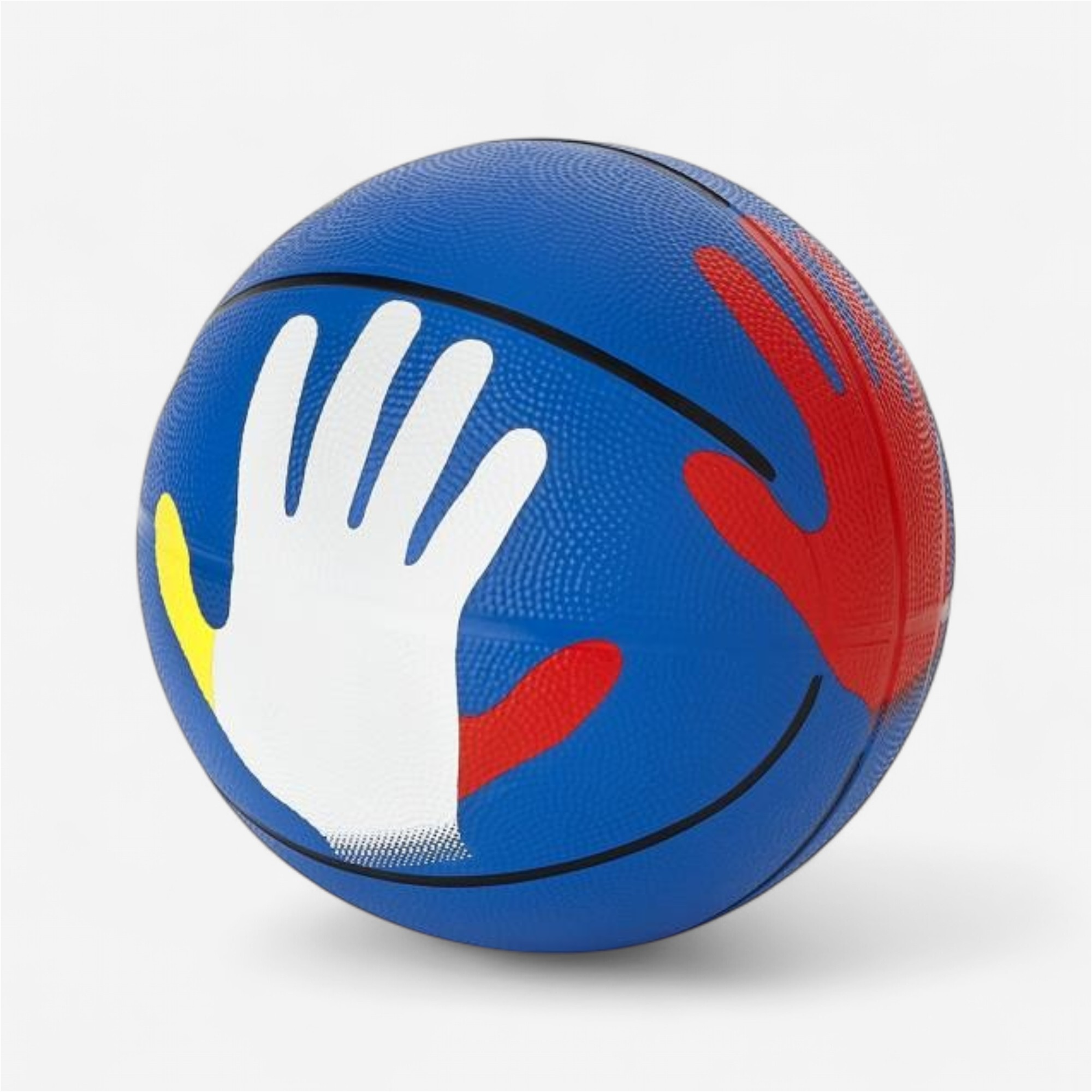 Ballon de basket taille Tremblay Hands On bleu pour les clubs