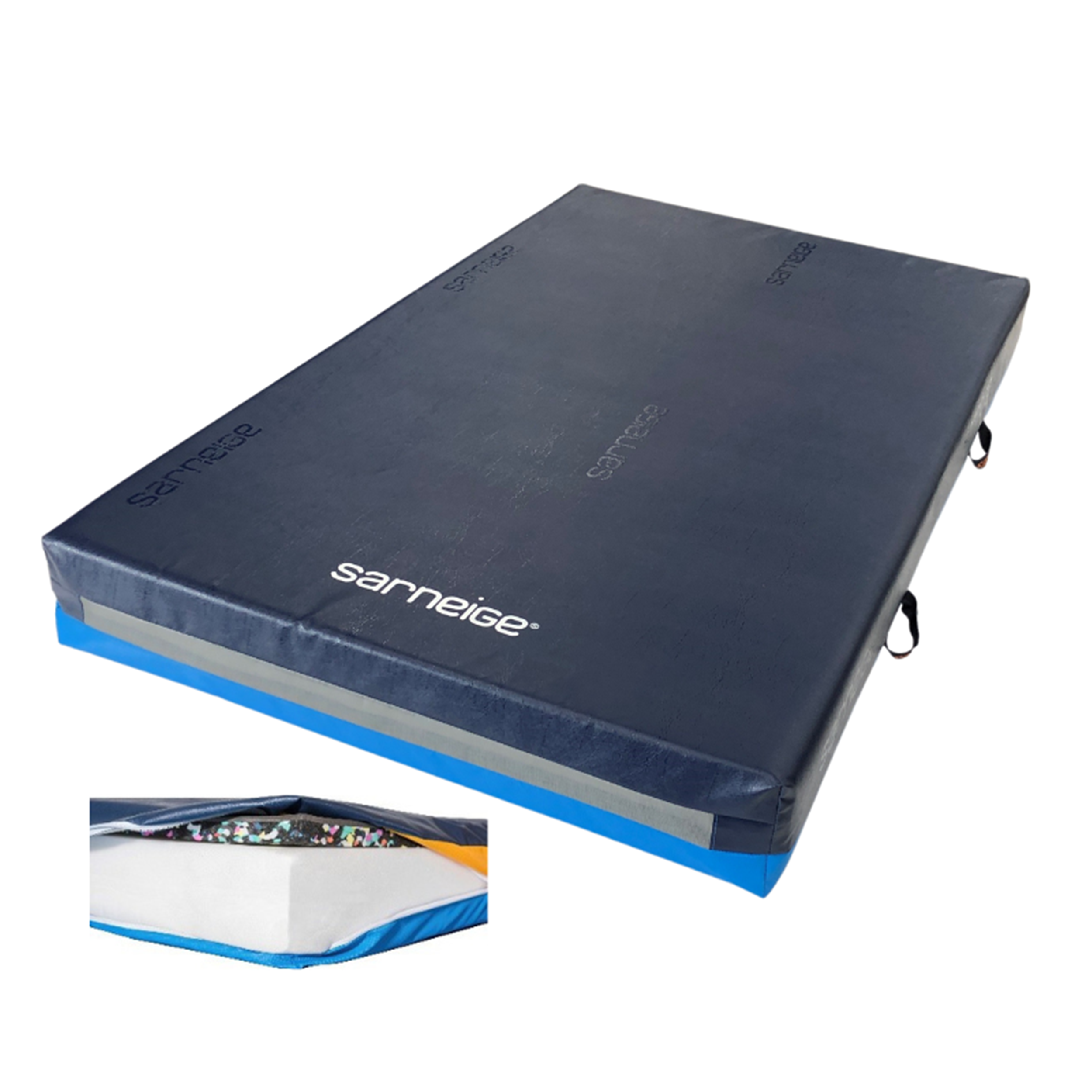 Matelas chute stabilisée gymnastique 300x200x20 cm sarneige - Gymnastique et sports artistiques - Gymnastique sportive et artistique - SARNEIGE-
