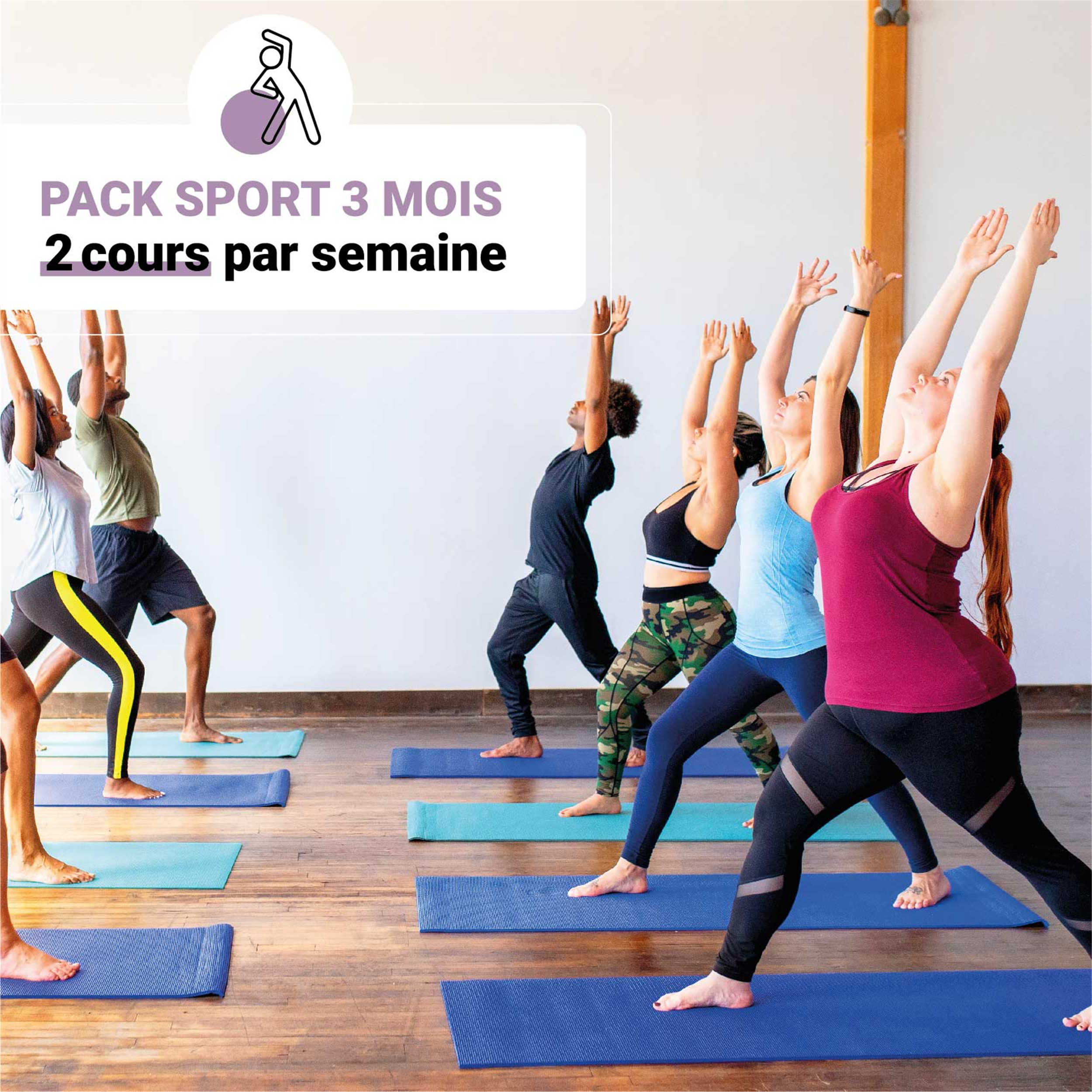 Pack 3 mois découverte 2 cours - NO SIZE - Fitness et musculation - Packs sport en entreprise-Decathlon PRO - Clubs - Entreprises - Collectivités -