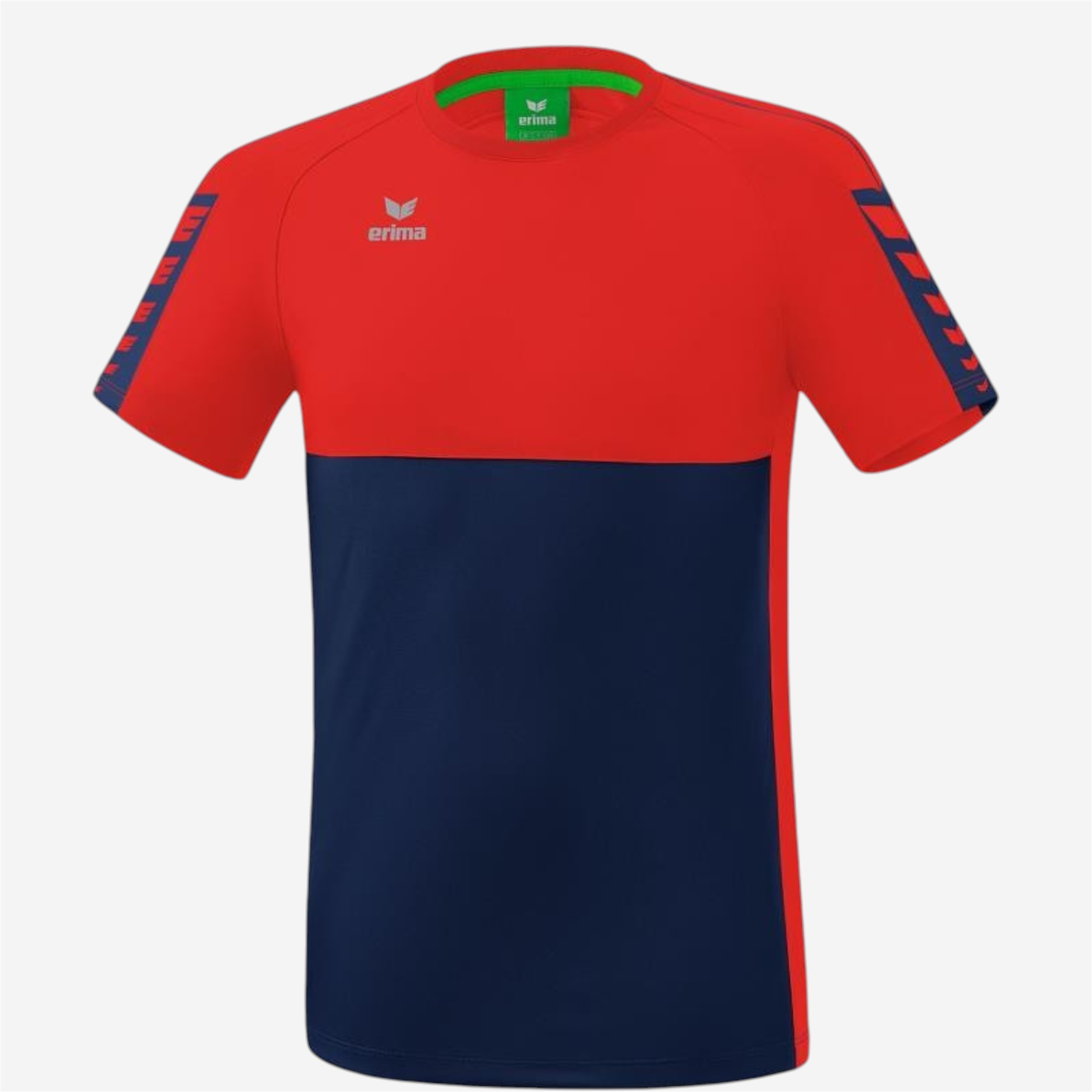 Maillot manches courtes erima homme - navy/rouge - Sports Collectifs - Handball - ERIMA-Decathlon PRO - Clubs - Entreprises - Collectivités -