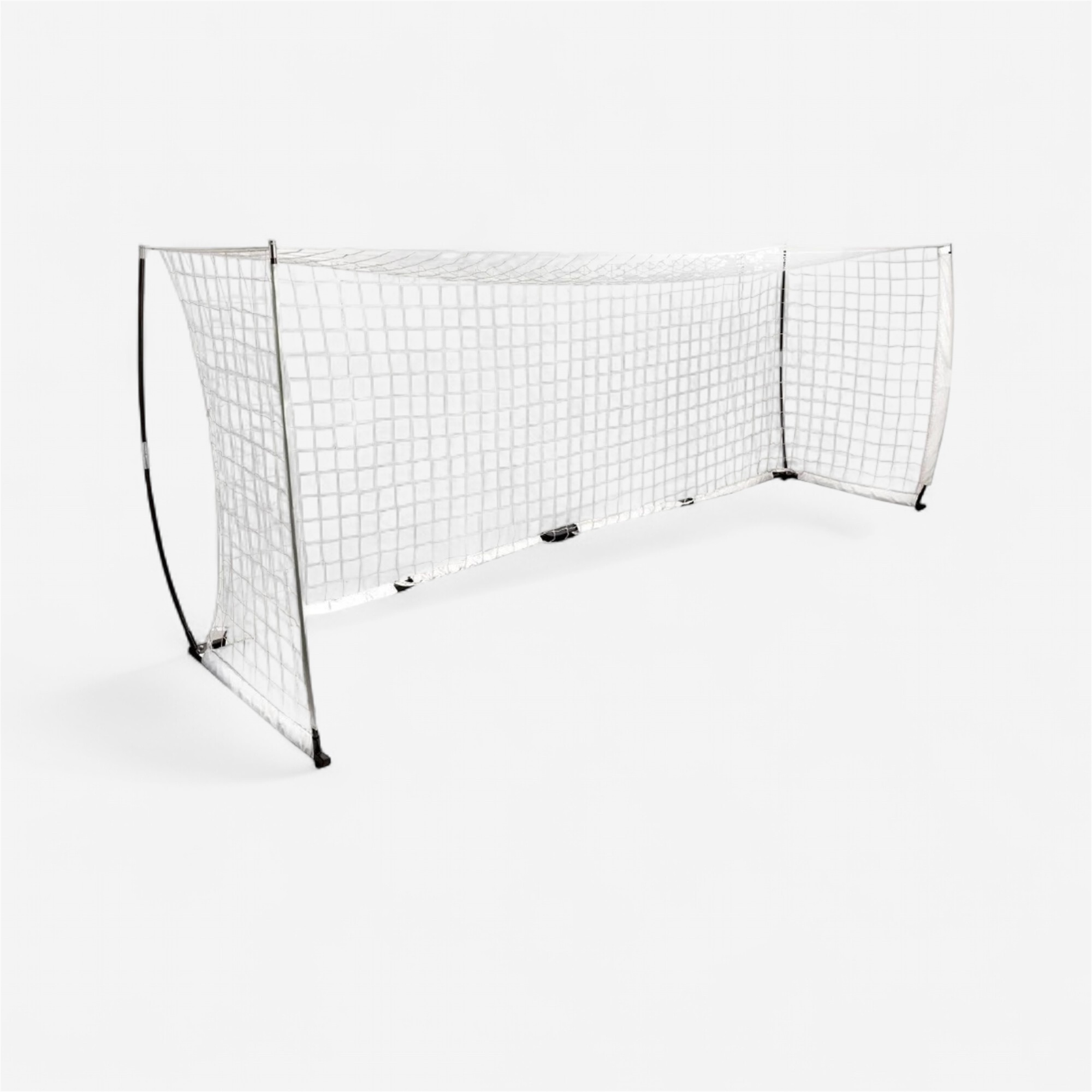 Lot De 2 Cages De Foot Pliables KadoKado – 120x90x90 Cm, Avec Filet à 5 Trous, Ballon, Pompe – Pour Enfants