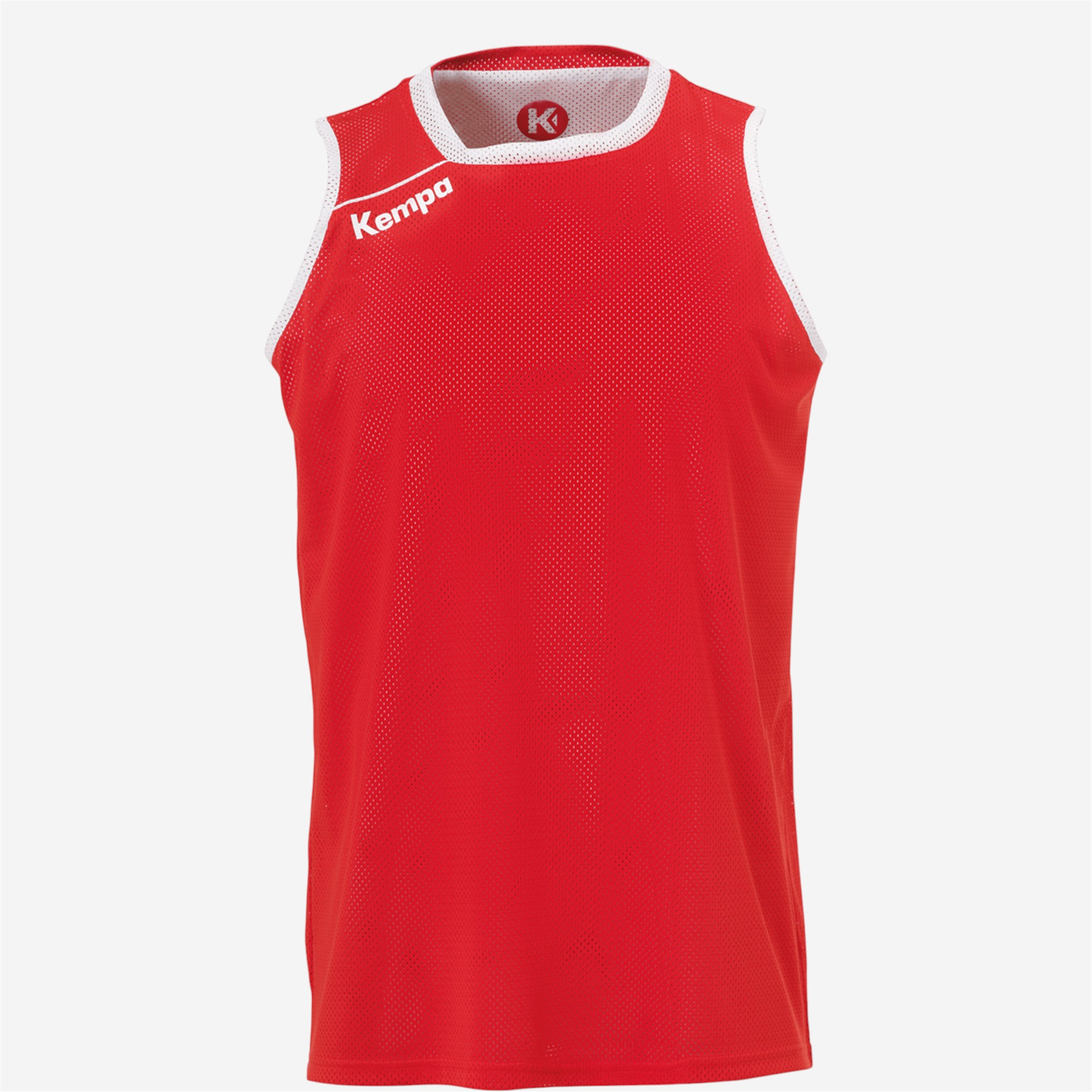Maillot sans manches basket Kempa Adulte Revers Rouge/Blanc pour