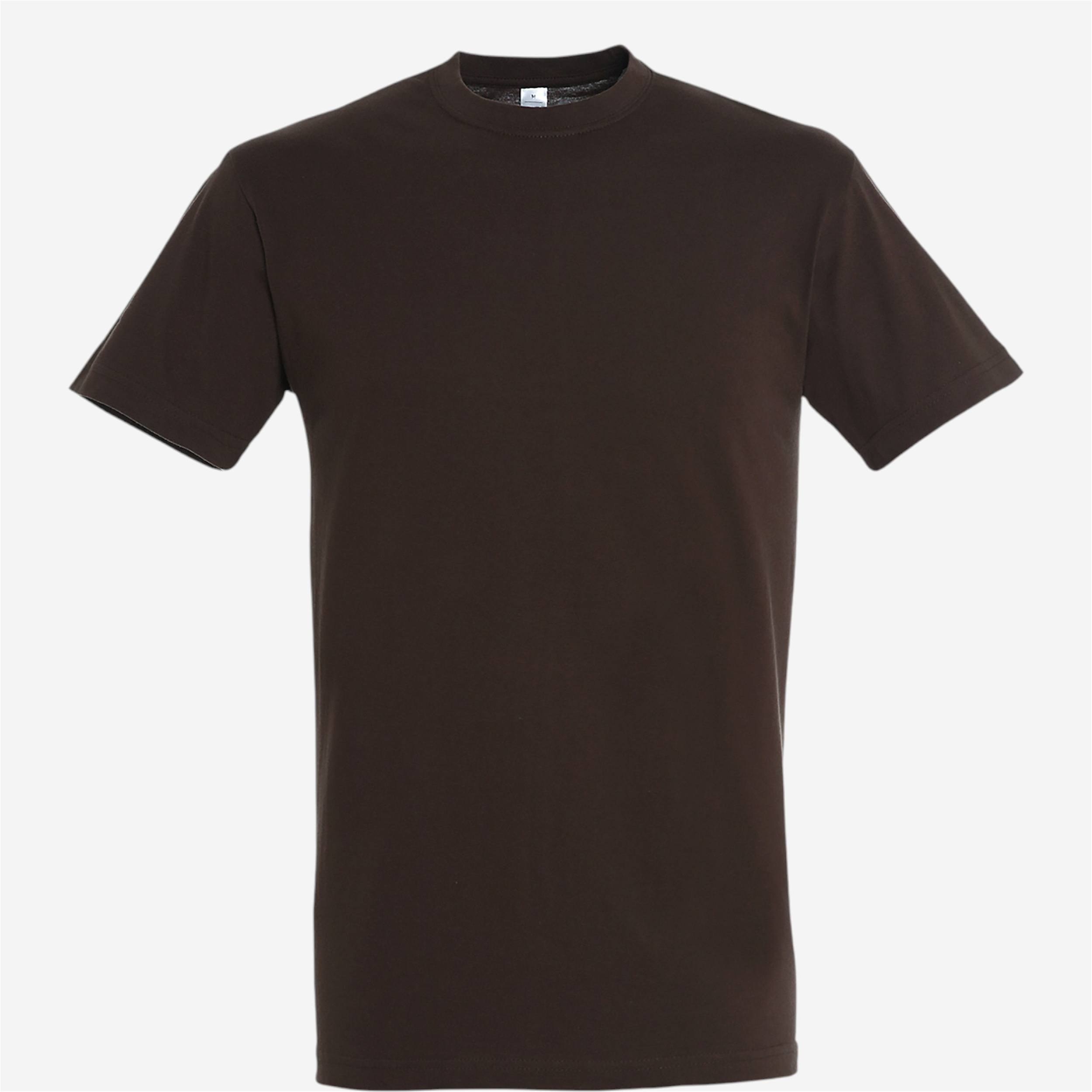 Tee-shirt manches courtes mixte sol's - jersey 150 chocolat - Vêtements de sport et accessoires - Tee-shirts et polos - SOL'S-Decathlon PRO - Clubs -