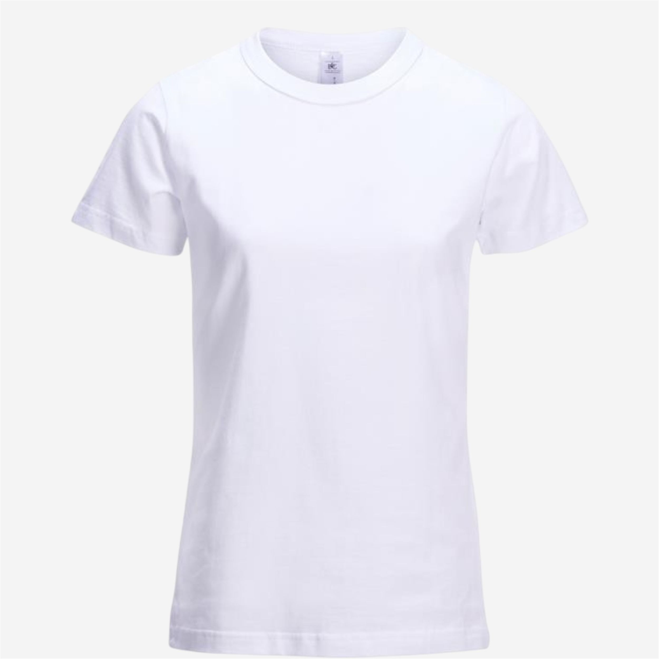 Tee shirt manches courtes femme b&c - 150 blanc - Vêtements de sport et accessoires - Tee-shirts et polos - B&c-Decathlon PRO - Clubs - Entreprises -