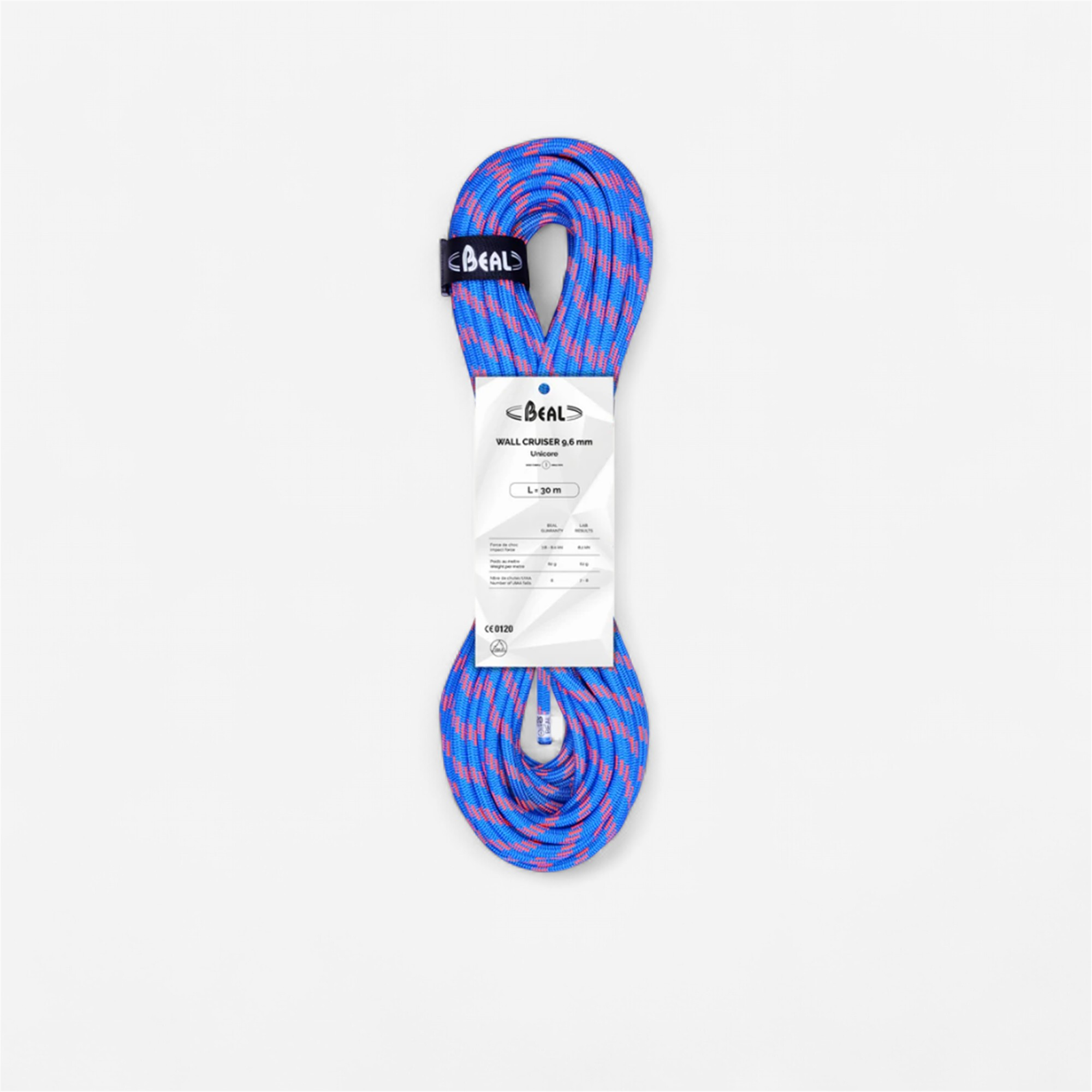 Corde wall cruiser 9.6mm unicore 20m bleu - Mobilité urbaine et outdoor - Escalade - BEAL-Decathlon PRO - Clubs - Entreprises - Collectivités -
