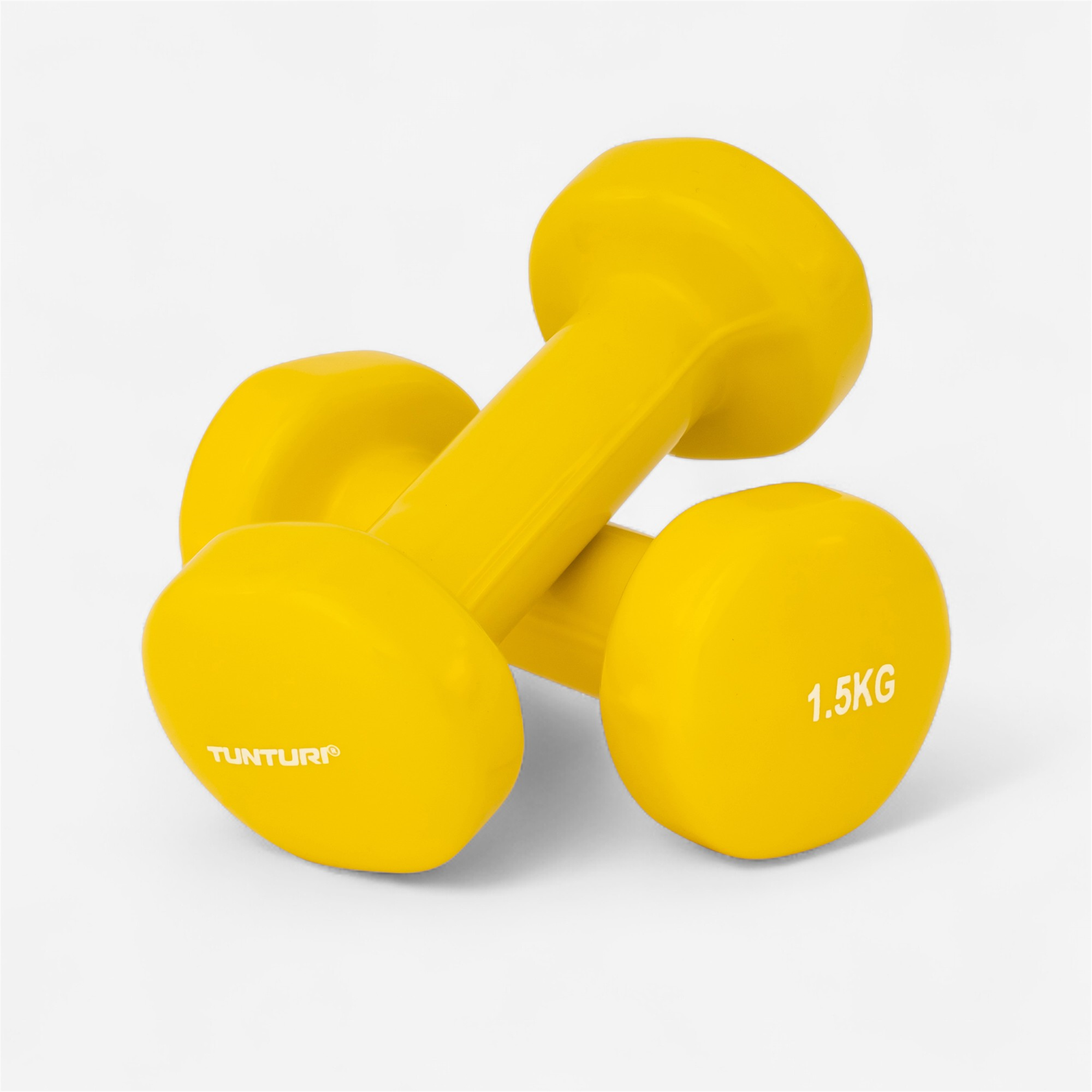 Paire haltères vinyles 1,5 kg tunturi - TUNTURI
