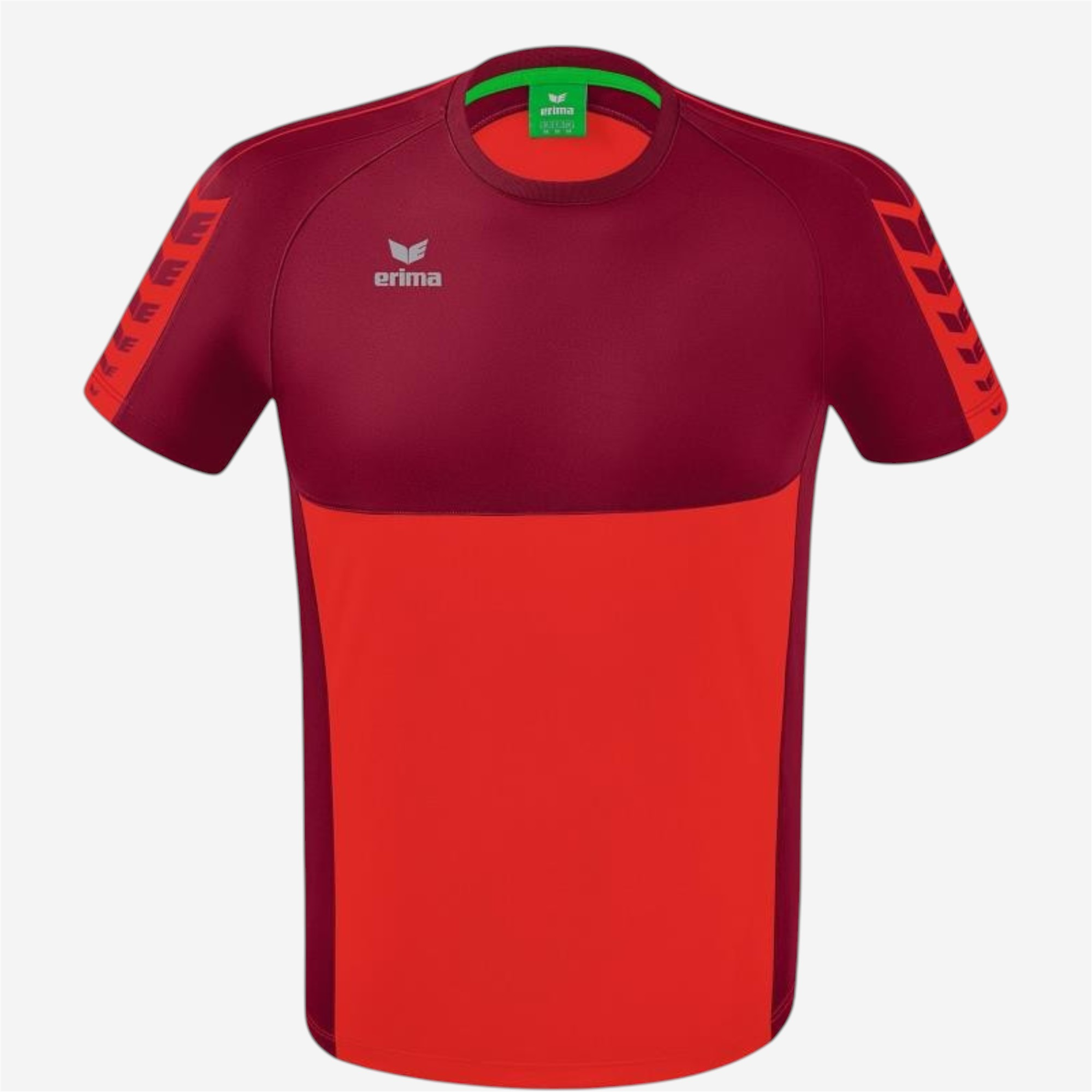 Maillot manches courtes erima enfant - rouge/bordeaux - Sports Collectifs - Handball - ERIMA-Decathlon PRO - Clubs - Entreprises - Collectivités -