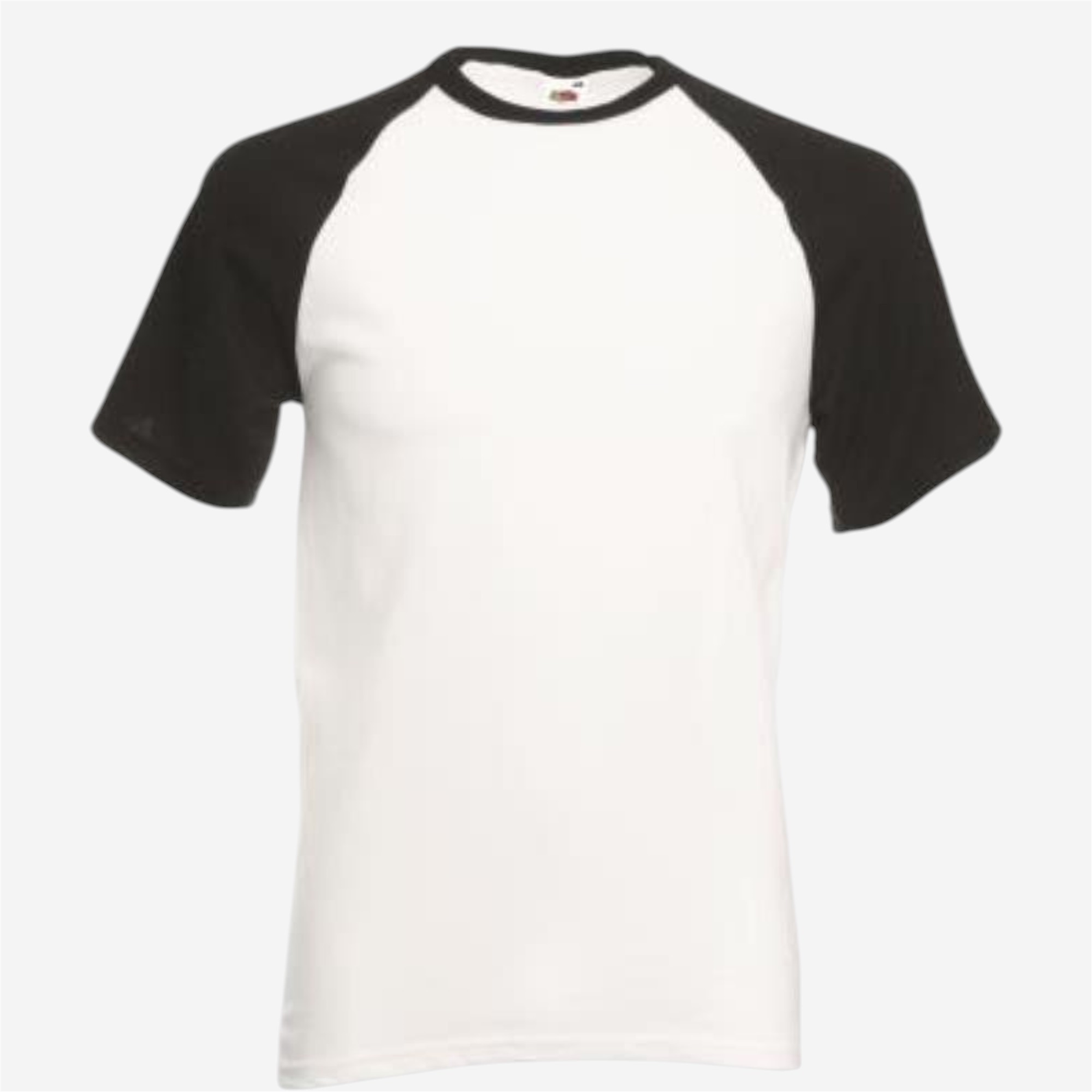 Tee-shirt mc mixte fruit of the loom - blanc/noir - Vêtements de sport et accessoires - Tee-shirts et polos - Fruit of the loom-Decathlon PRO - Clubs