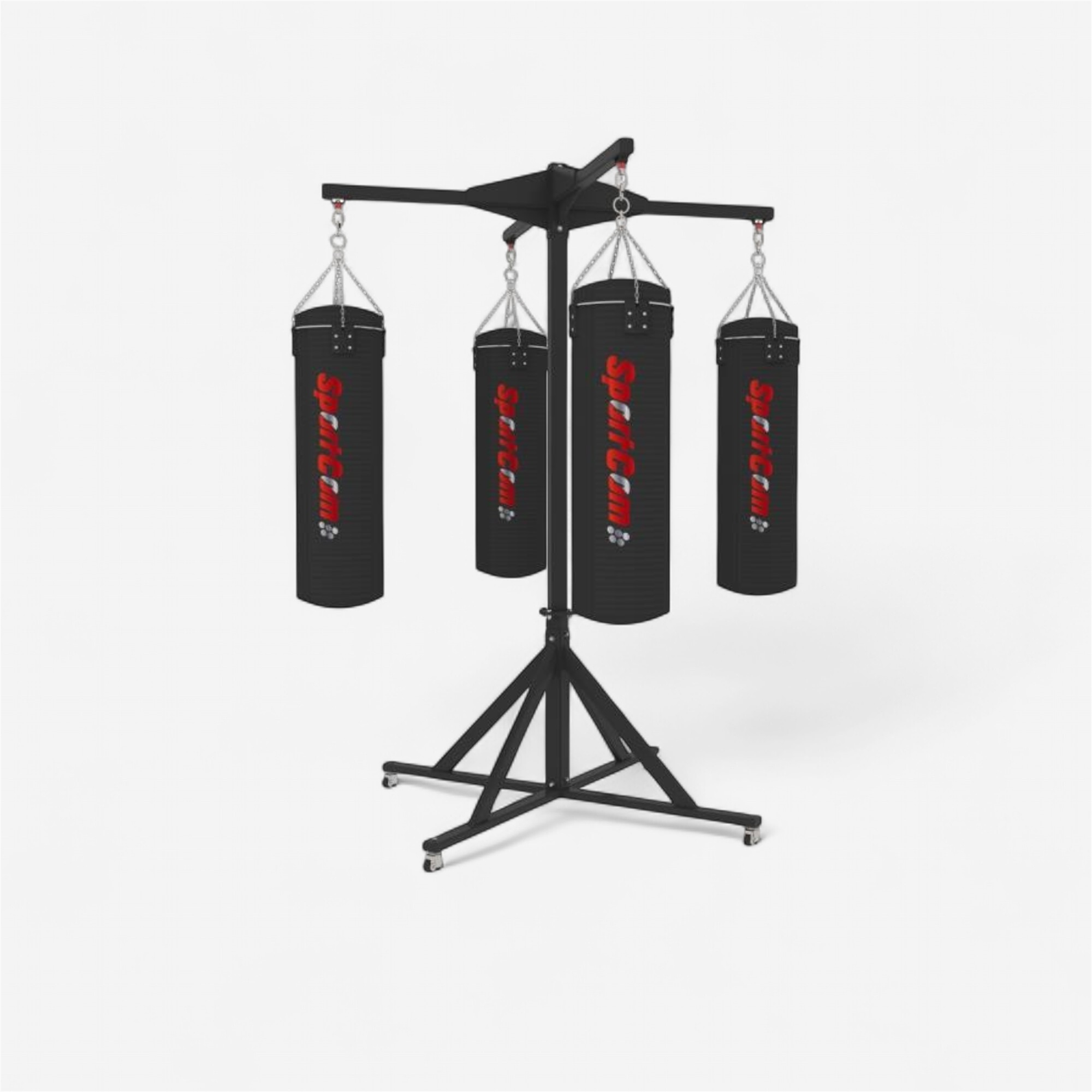 Potence boxe 4 bras mobile avec roulettes sportcom - Sports de combat - Matériel boxe - SPORTCOM-Decathlon PRO - Clubs - Entreprises - Collectivités -