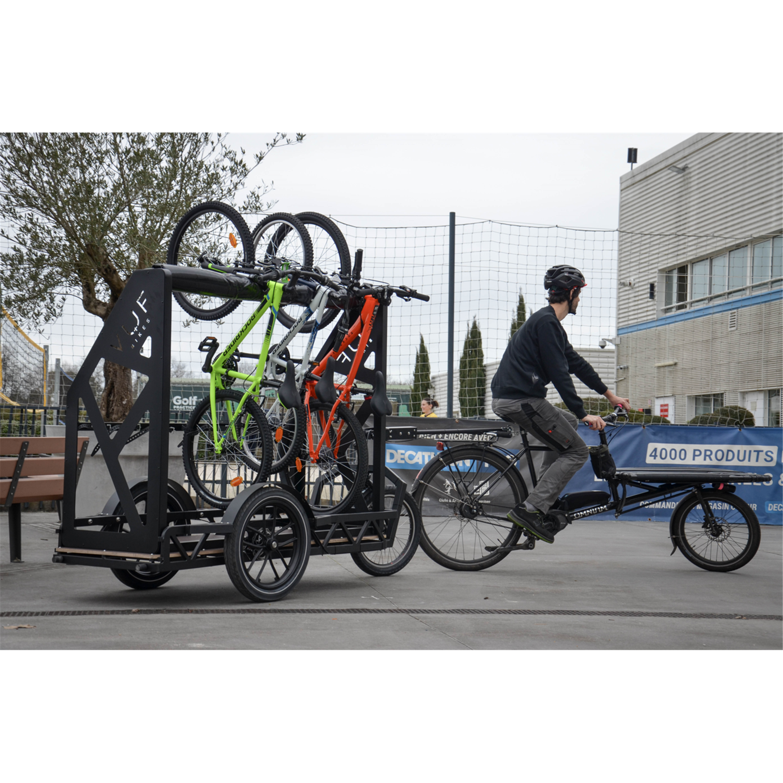 VUF REMORQUE BIKES RACK pour les clubs et collectivités