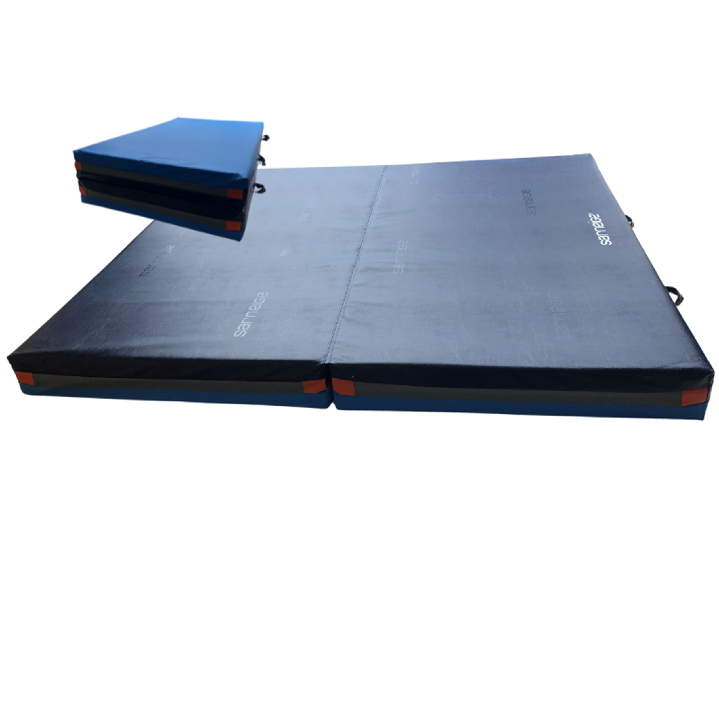 Matelas de gymnastique reception pliable en 2 200x100x10 cm - Gymnastique - Sarneige- Clubs - Entreprises - Collectivités - Associations