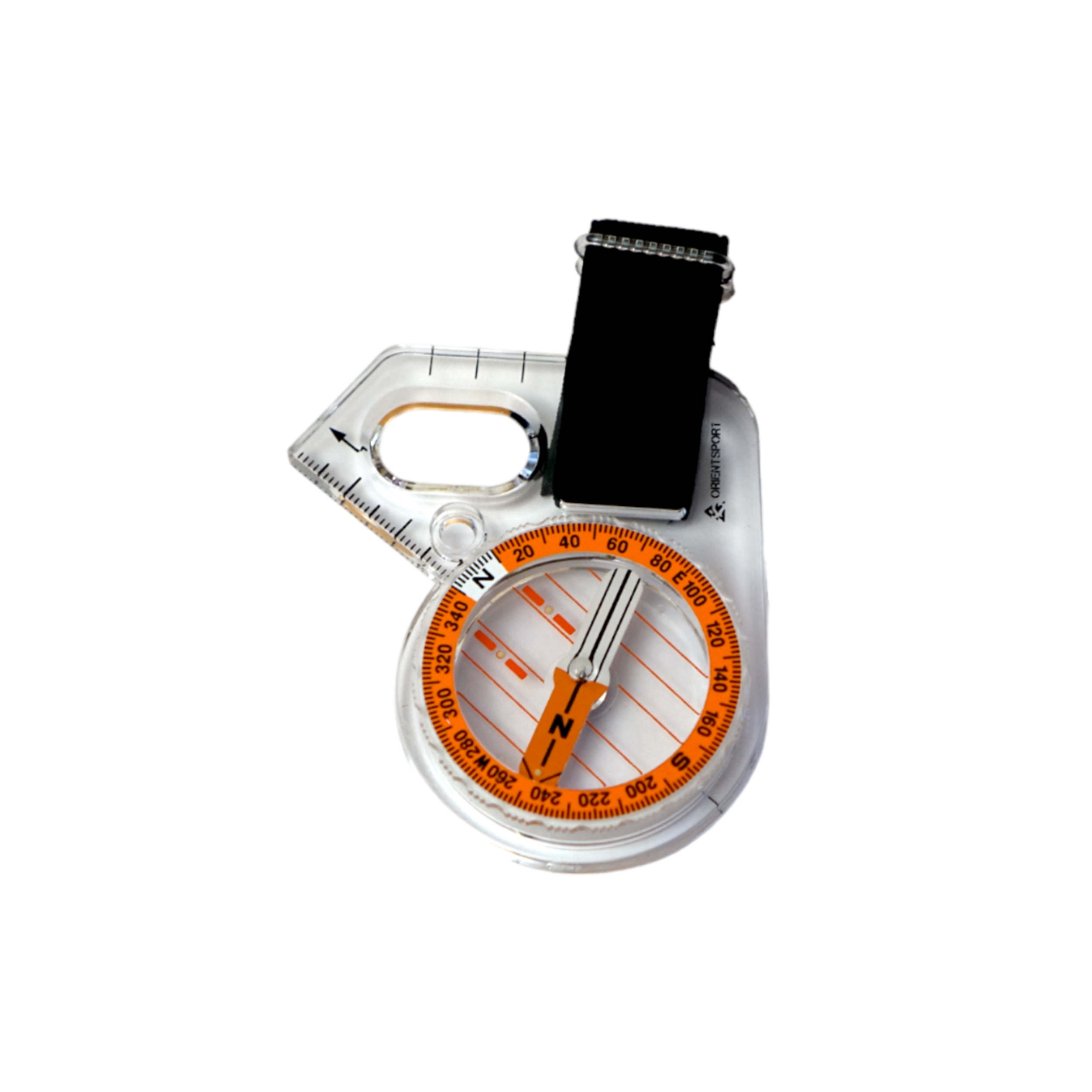 Boussole forest orange - droite - Orientsport