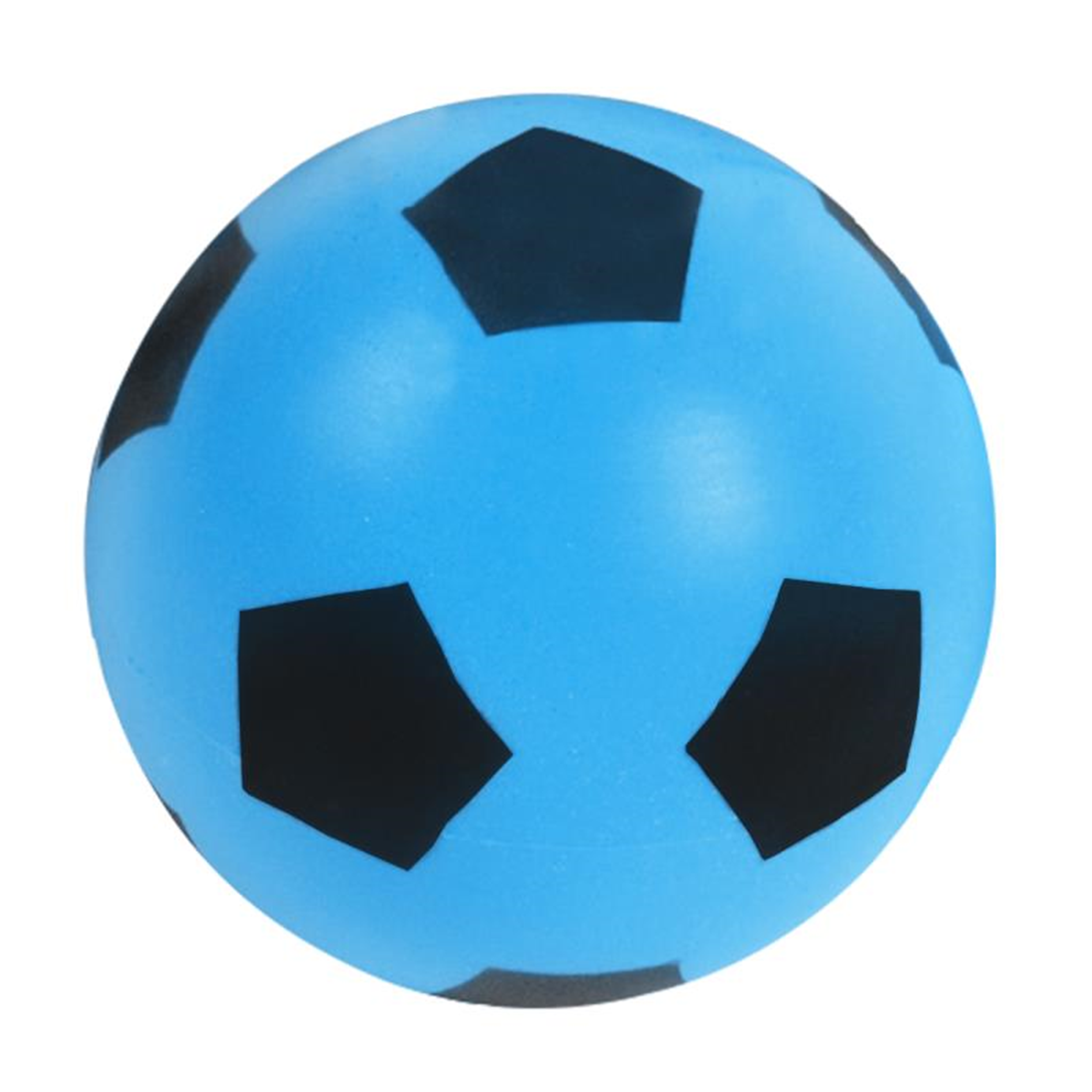Mini ballons mousse bicolore bleu 20cm - SPORTIFRANCE