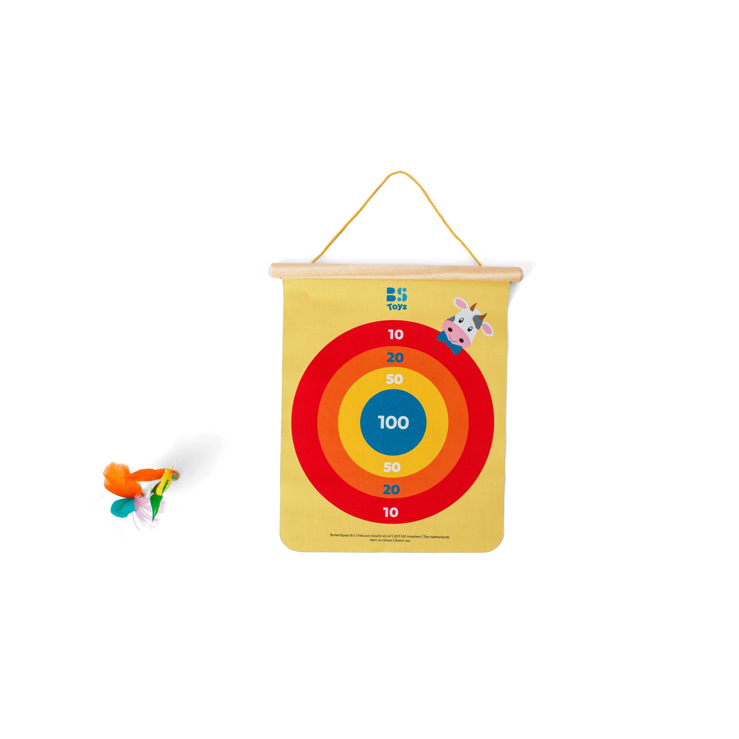 Cible fléchettes bs toys magnétique enfant - cible magnétique - Mobilité urbaine et outdoor - Sports de précision - BUITENSPEEL-Decathlon PRO - Clubs