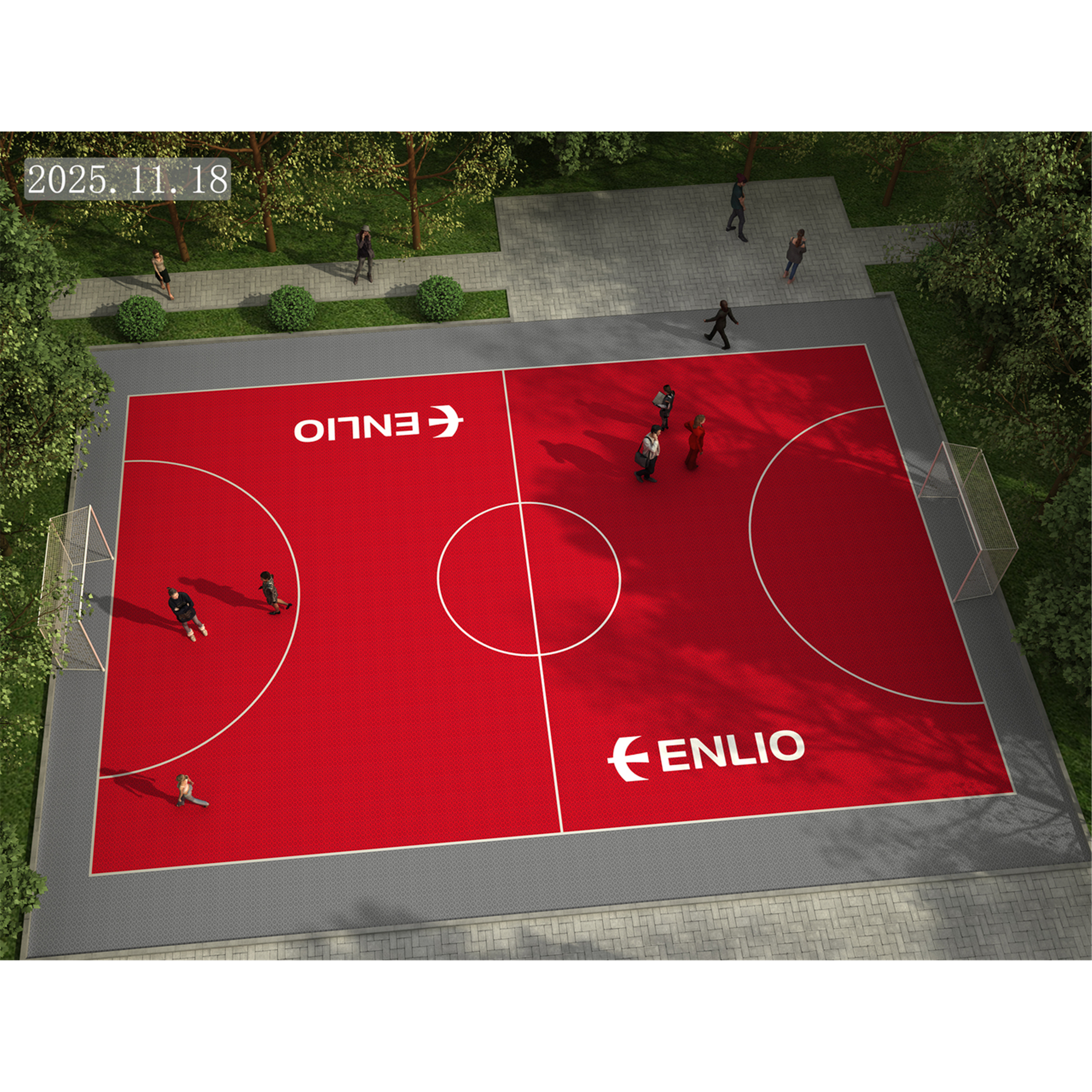Terrain de hand à 4 - enlio ses classic