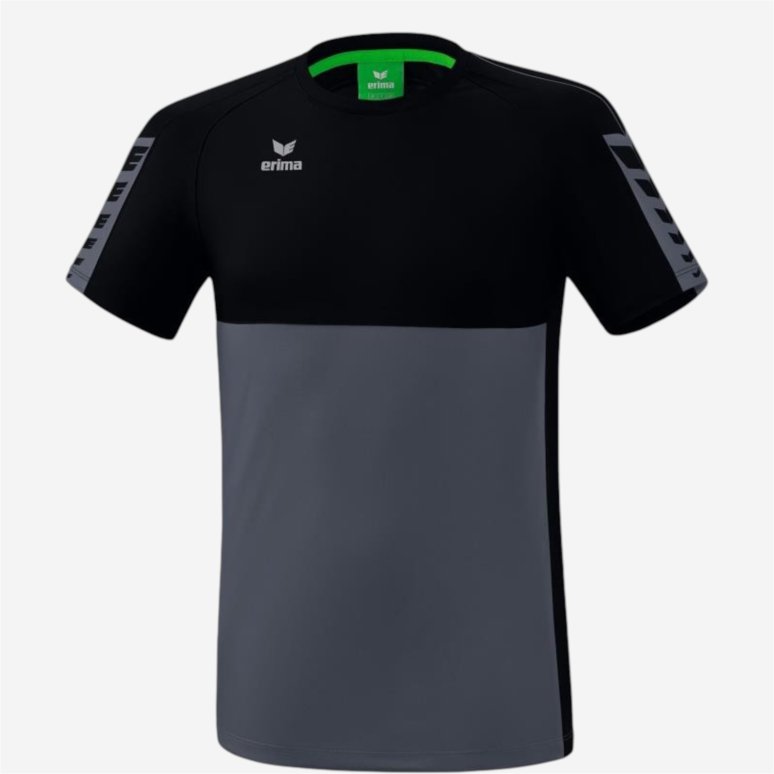 Maillot manches courtes erima enfant - gris/noir - Sports Collectifs - Handball - ERIMA-Decathlon PRO - Clubs - Entreprises - Collectivités -