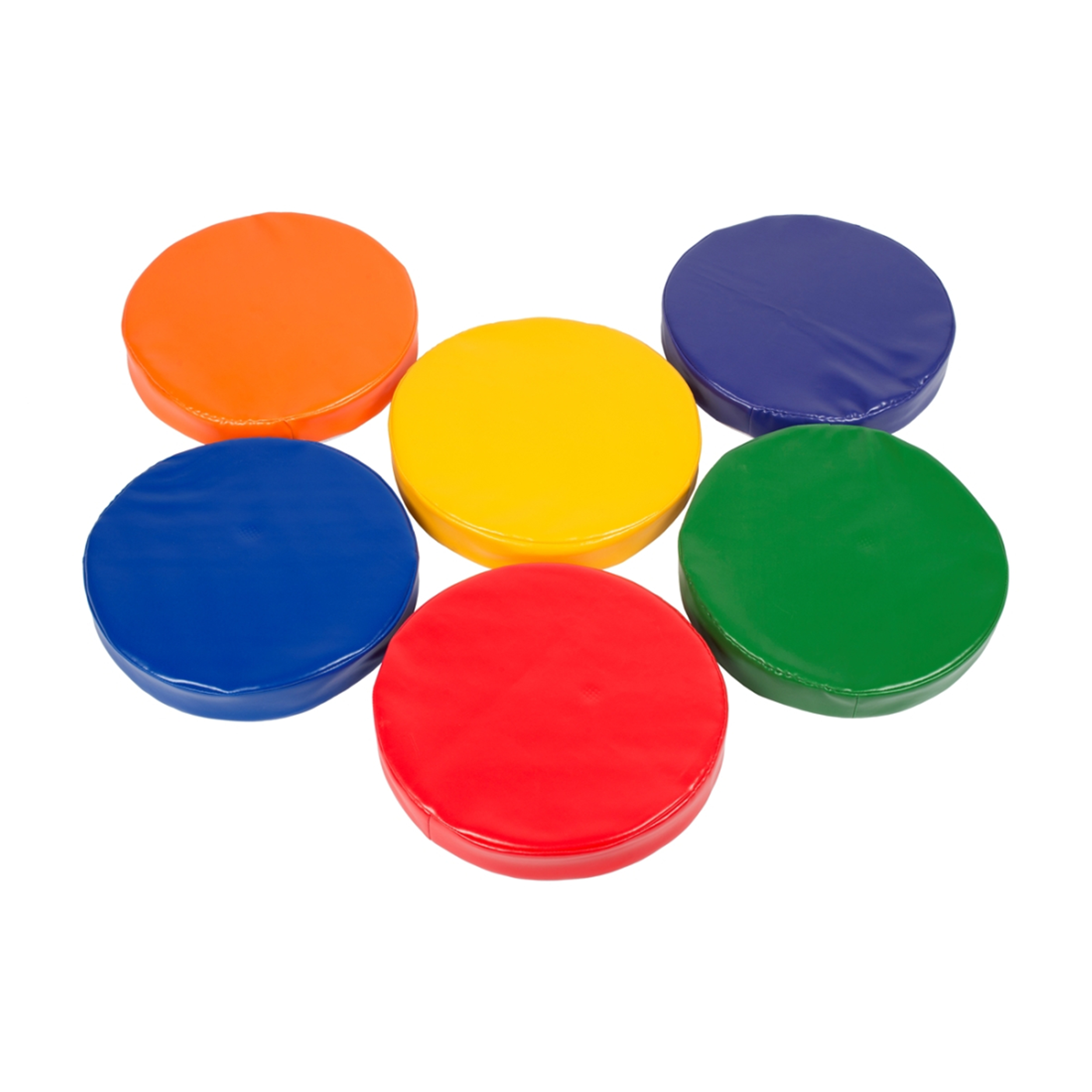 Lot de 6 coussins d'équilibre sonores pour la psychomotricité enfant - SPORDAS