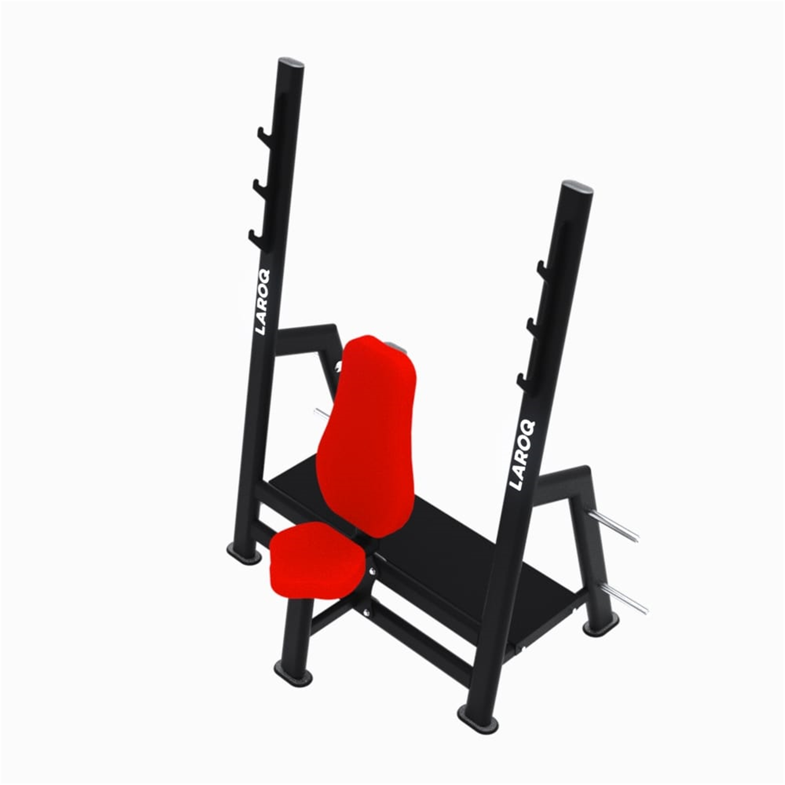 Banc de musculation développé assis rouge - Appareils de Musculation - LAROQ- Clubs - Entreprises - Collectivités - Associations