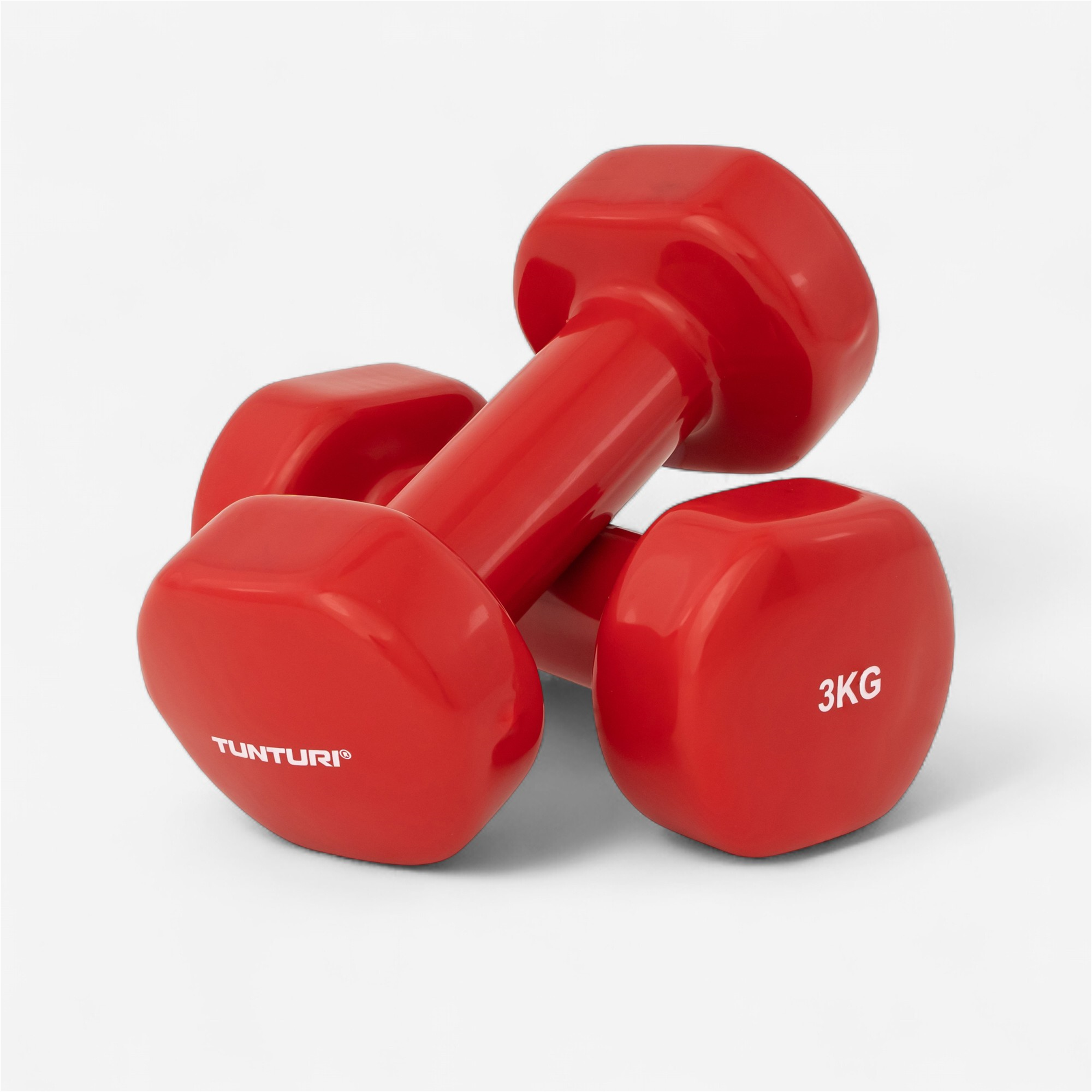 Paire haltères vinyles 3 kg tunturi - Pilates - TUNTURI- Clubs - Entreprises - Collectivités - Associations