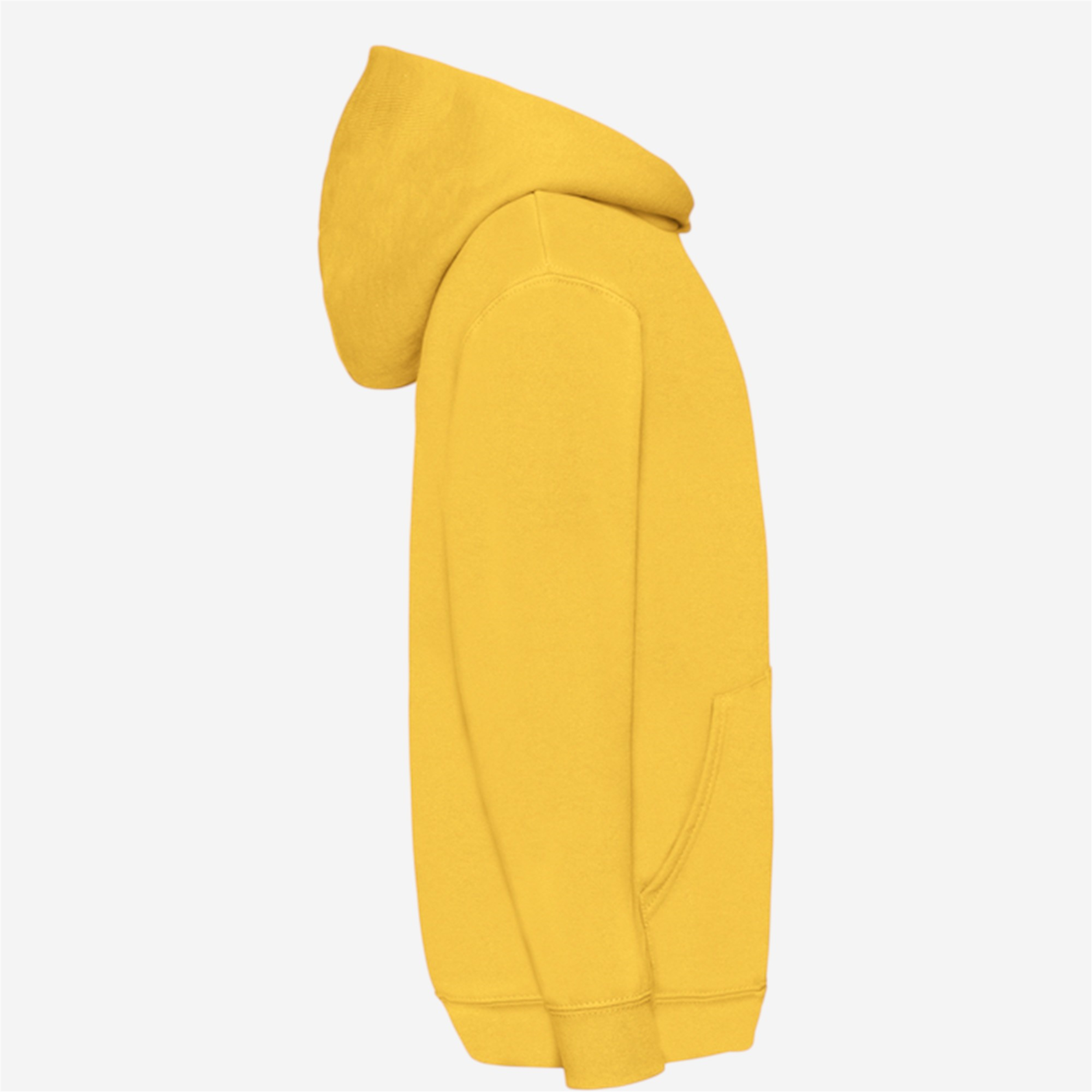 Sweat à Capuche Uni Noir Enfant – Garçons & Filles 100-160 – Super Doux Et Confortable – Taille 14 Ans (Jaune 9-10 Ans Disponible)