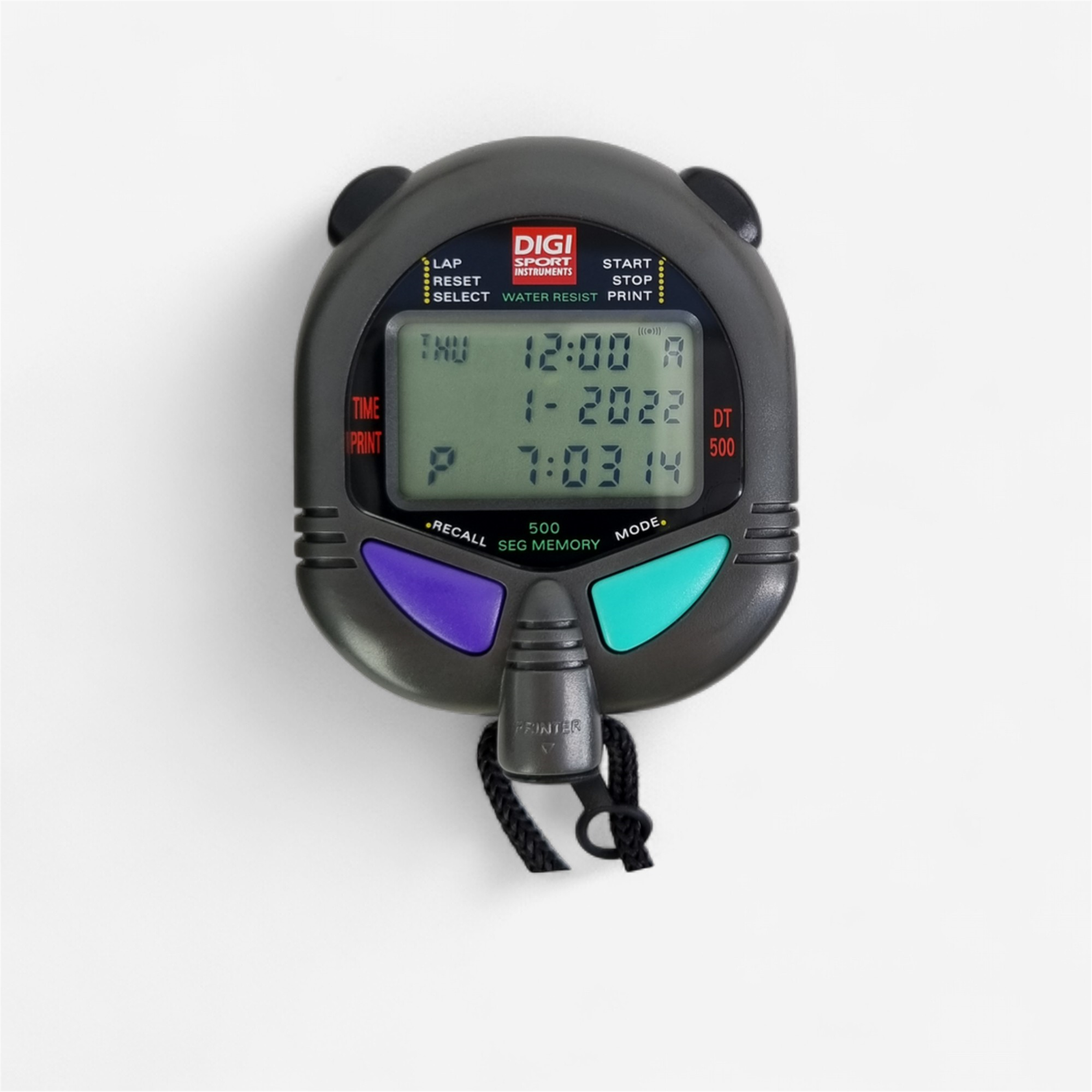 Chronomètre électronique Digi sport DT 500 Memoires Usb pour les