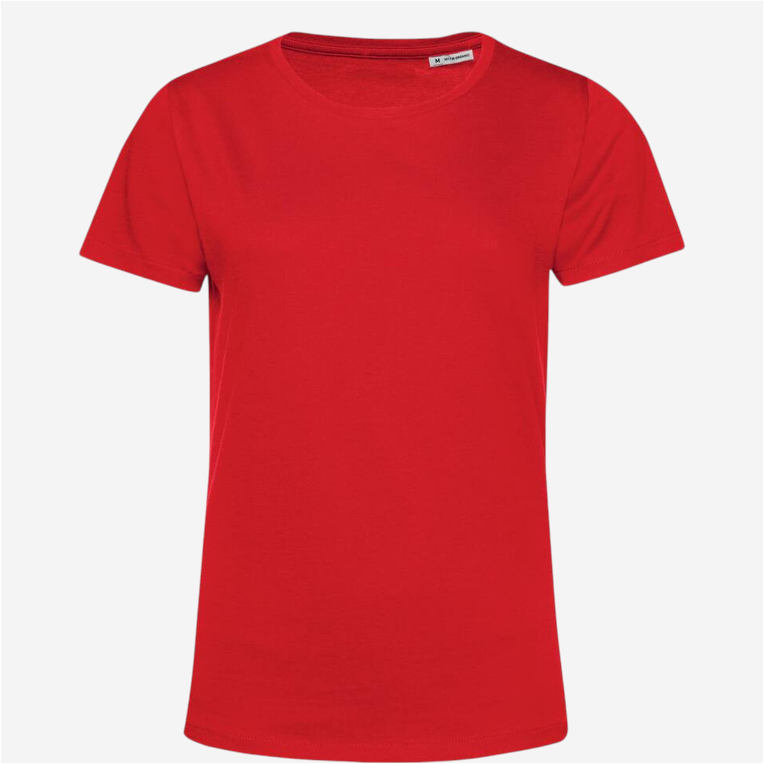 Tee shirt manches courtes femme b&c - coton organic rouge - Vêtements de sport et accessoires - Tee-shirts et polos - B&c-Decathlon PRO - Clubs -