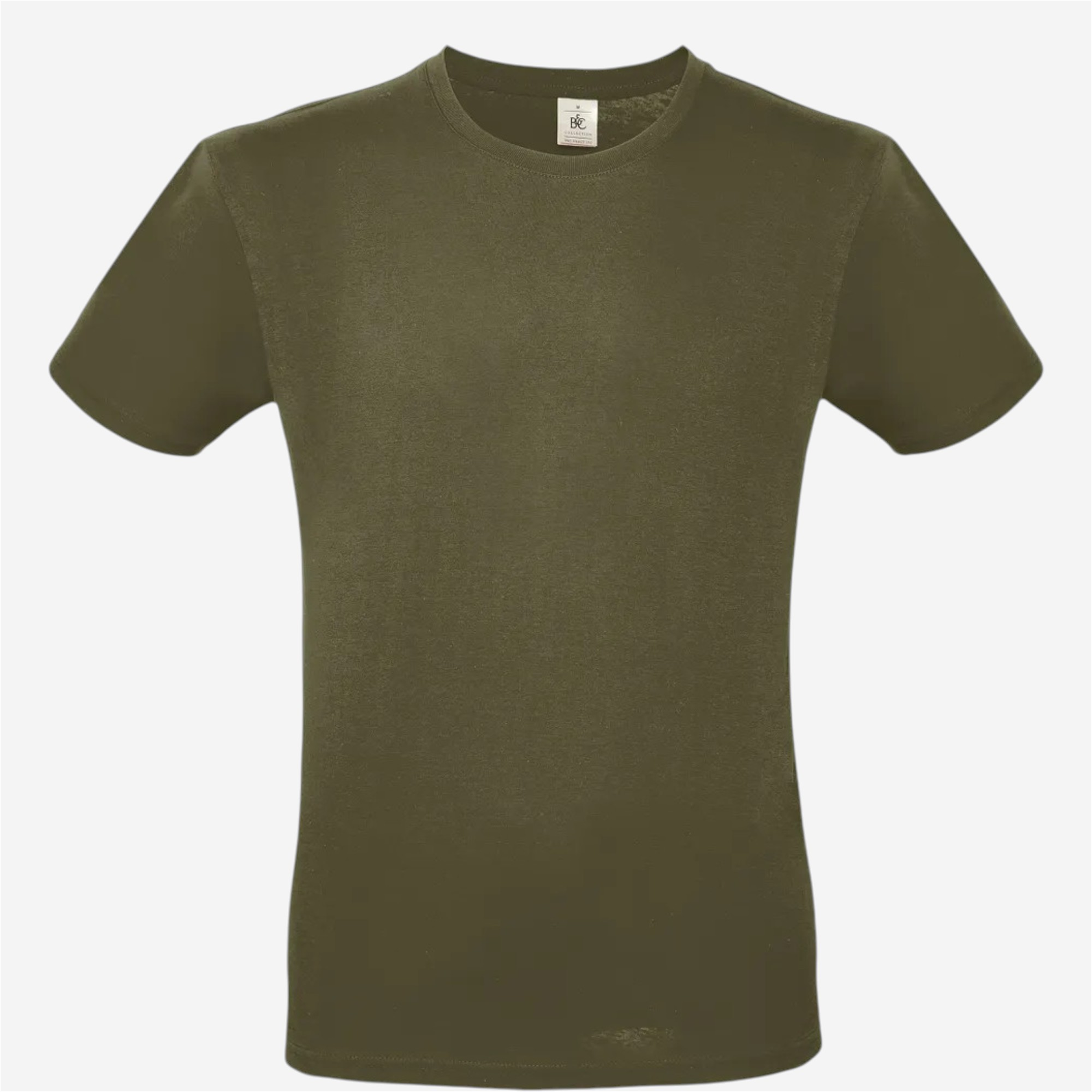 T-shirt corbeau vert olive, tee-shirt pour homme biologique