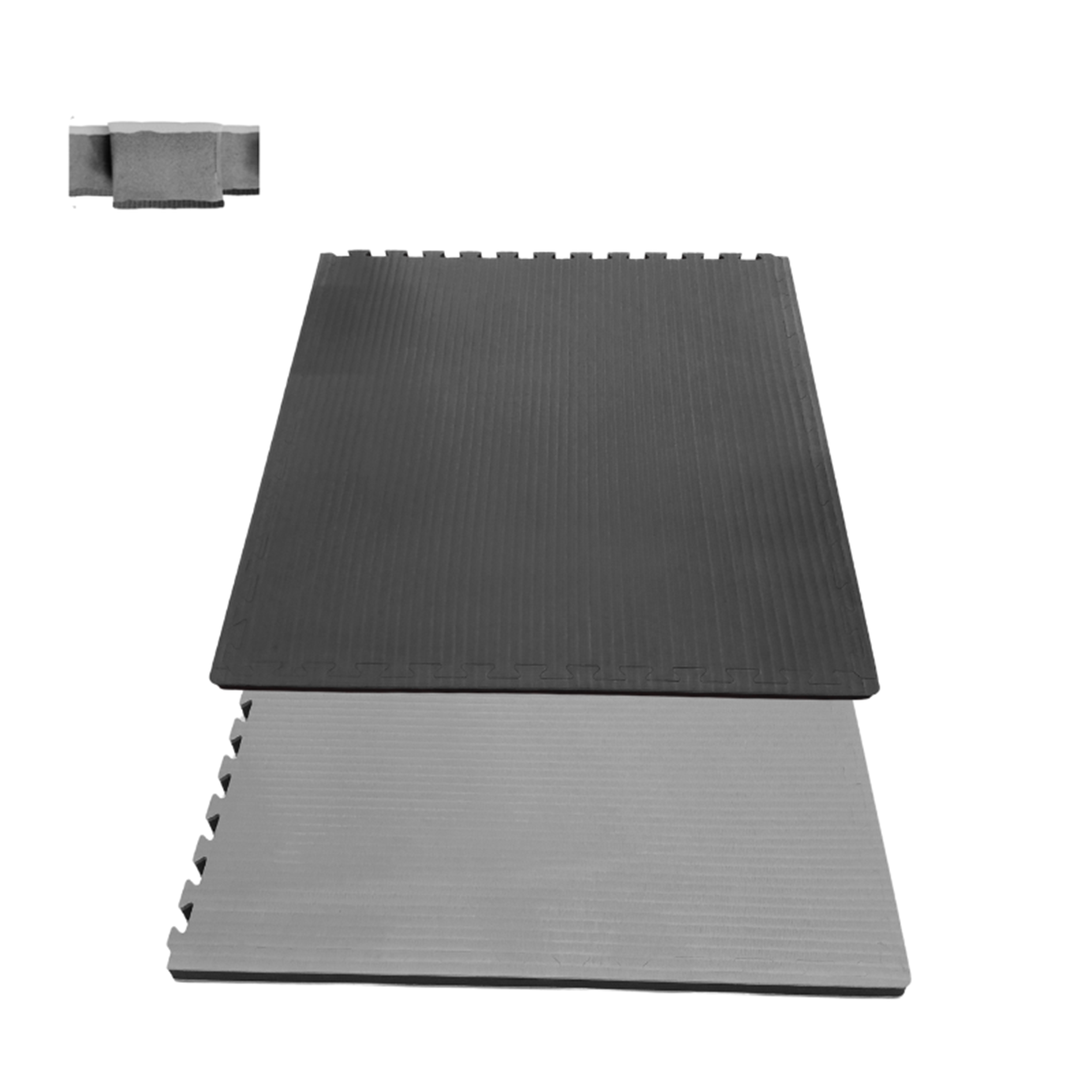 6Pièces Tapis D'exercice Avec Dalles Emboîtables En Mousse EVA Tapis De Gym Sport Yoga 63cm X 63cm 43074955