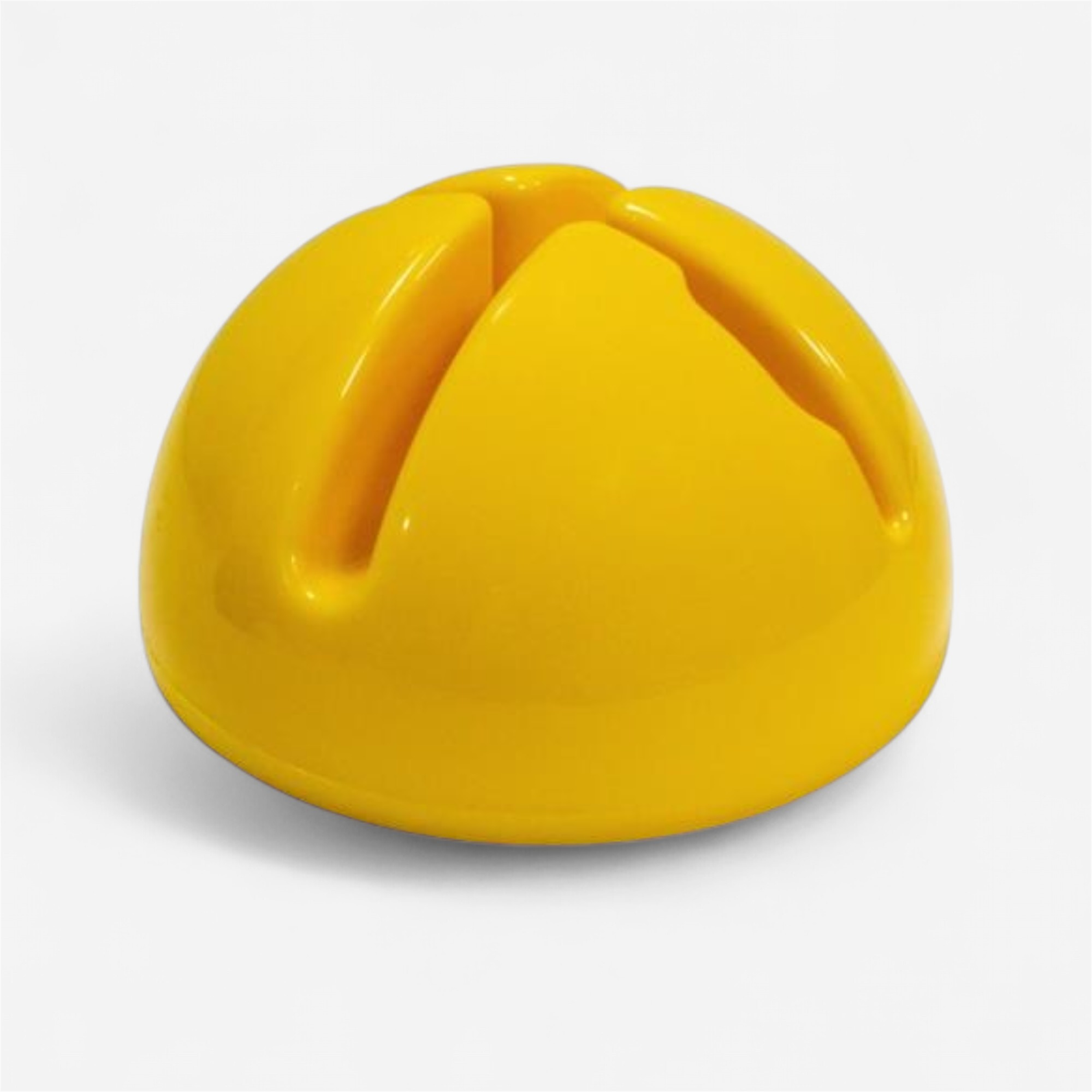 Socle lestable jaune multifonctions 11 x 20 cm - Matériel entrainement - SPORTIFRANCE- Clubs - Entreprises - Collectivités - Associations