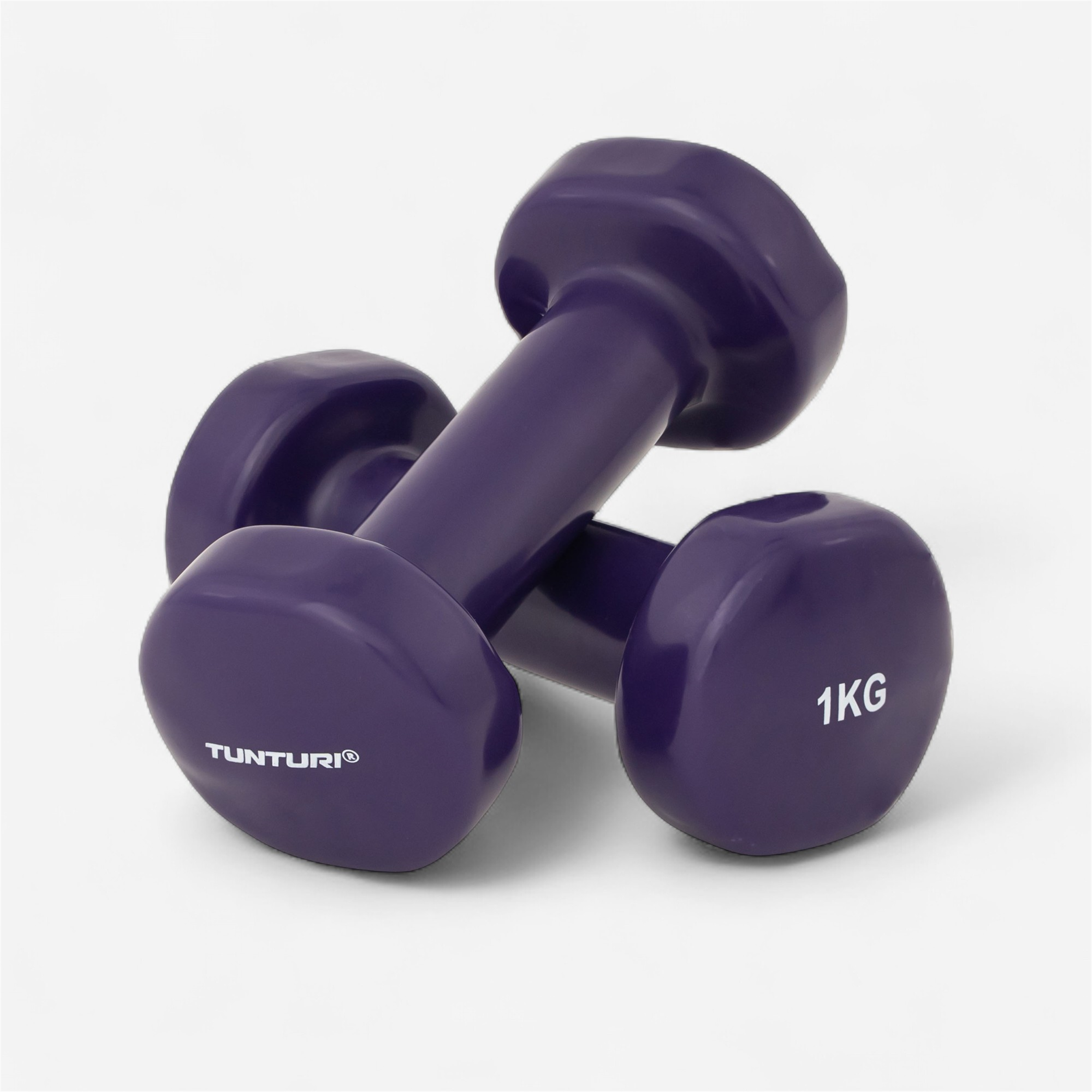 Paire haltères vinyles 1 kg tunturi - TUNTURI