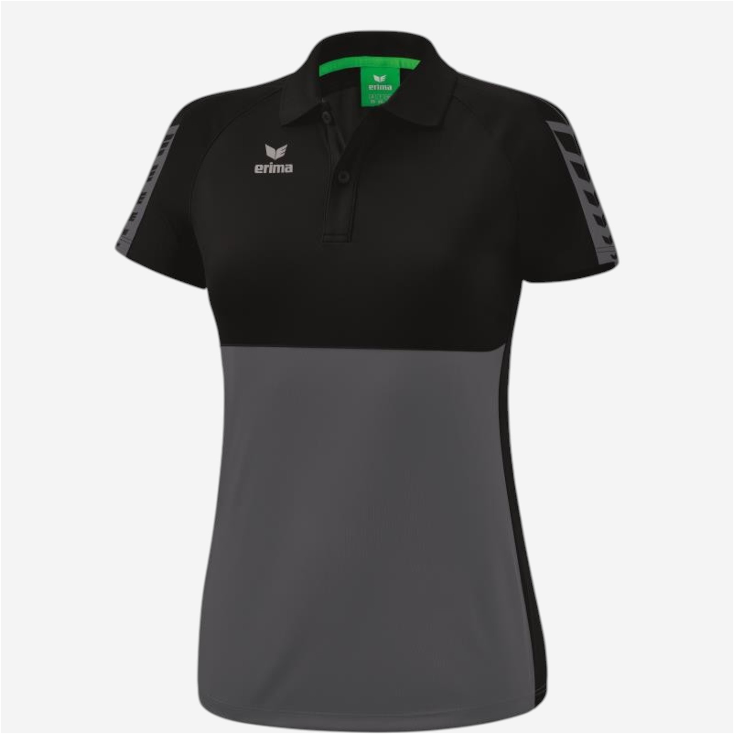 Polo erima femme - gris noir - Mobilité urbaine et outdoor - Sports de précision - ERIMA-Decathlon PRO - Clubs - Entreprises - Collectivités -
